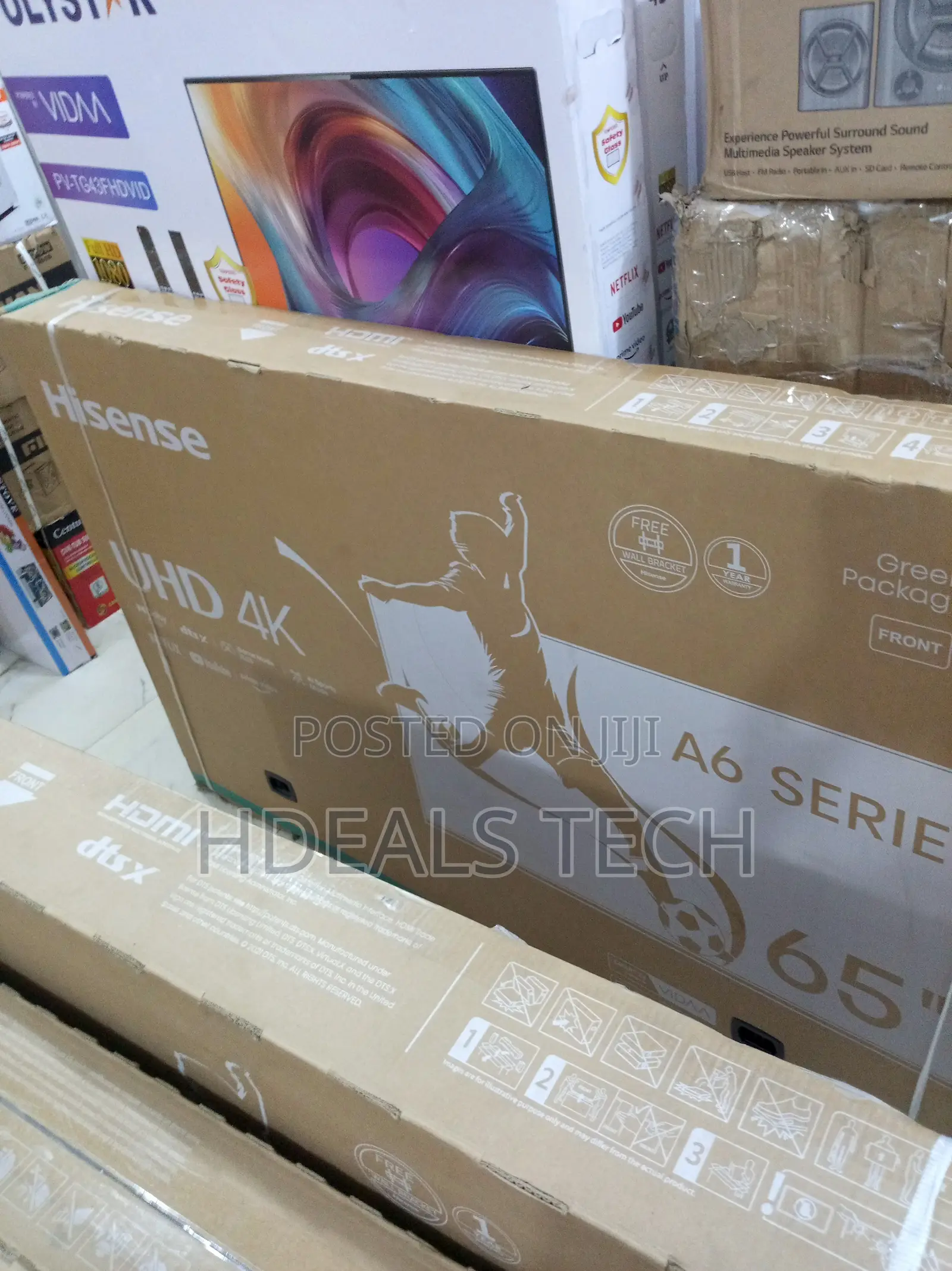 Hisense 65-Inch Great Uhd Smart Tv, 65a6h.