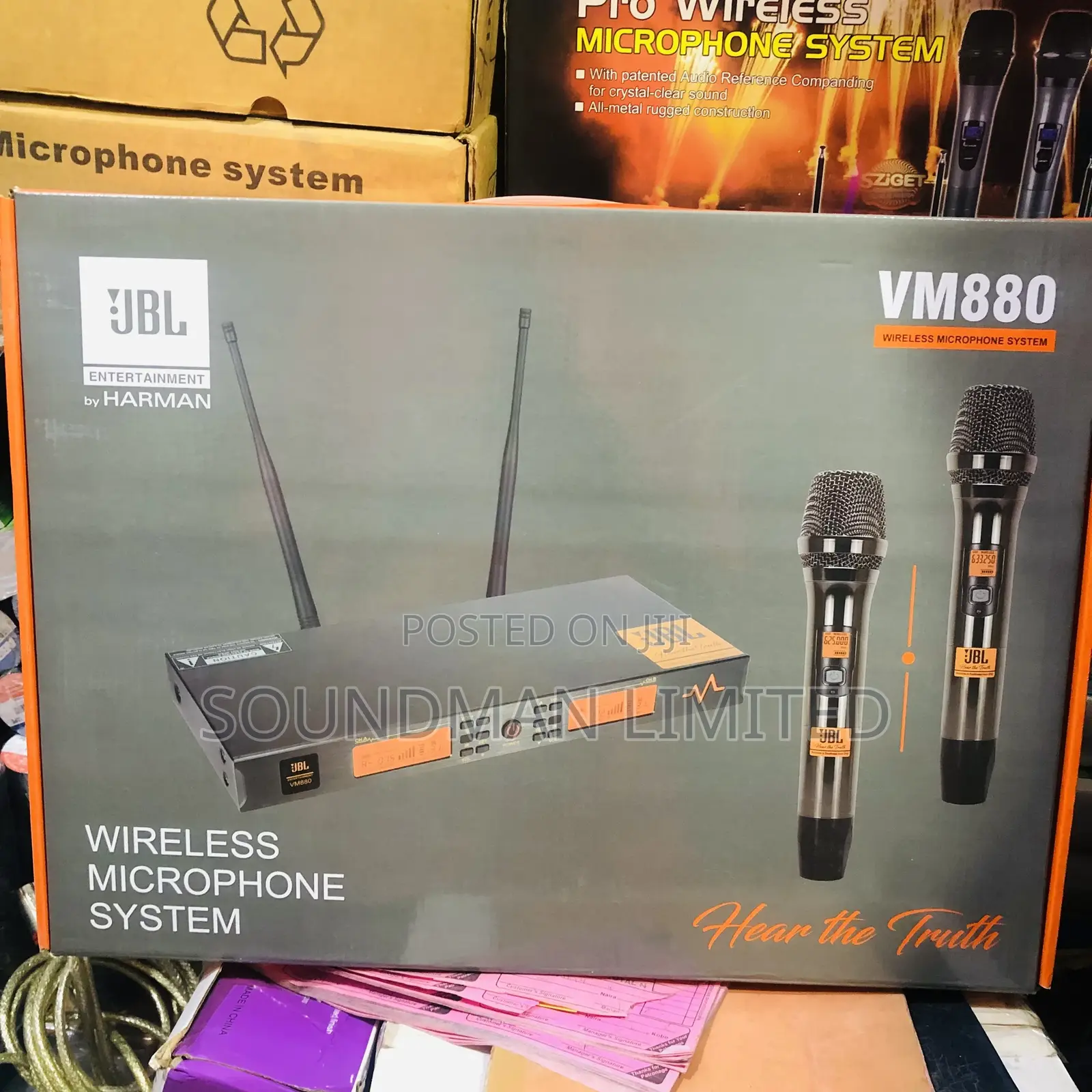 JBL Wireless Microphone System Vm880