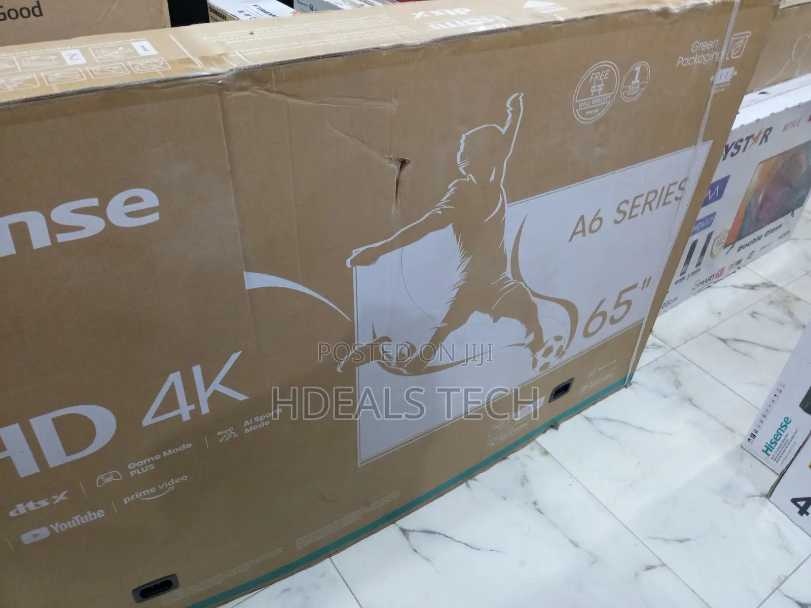 Hisense 65-Inch Uhd Smart Tv, 65a6h.