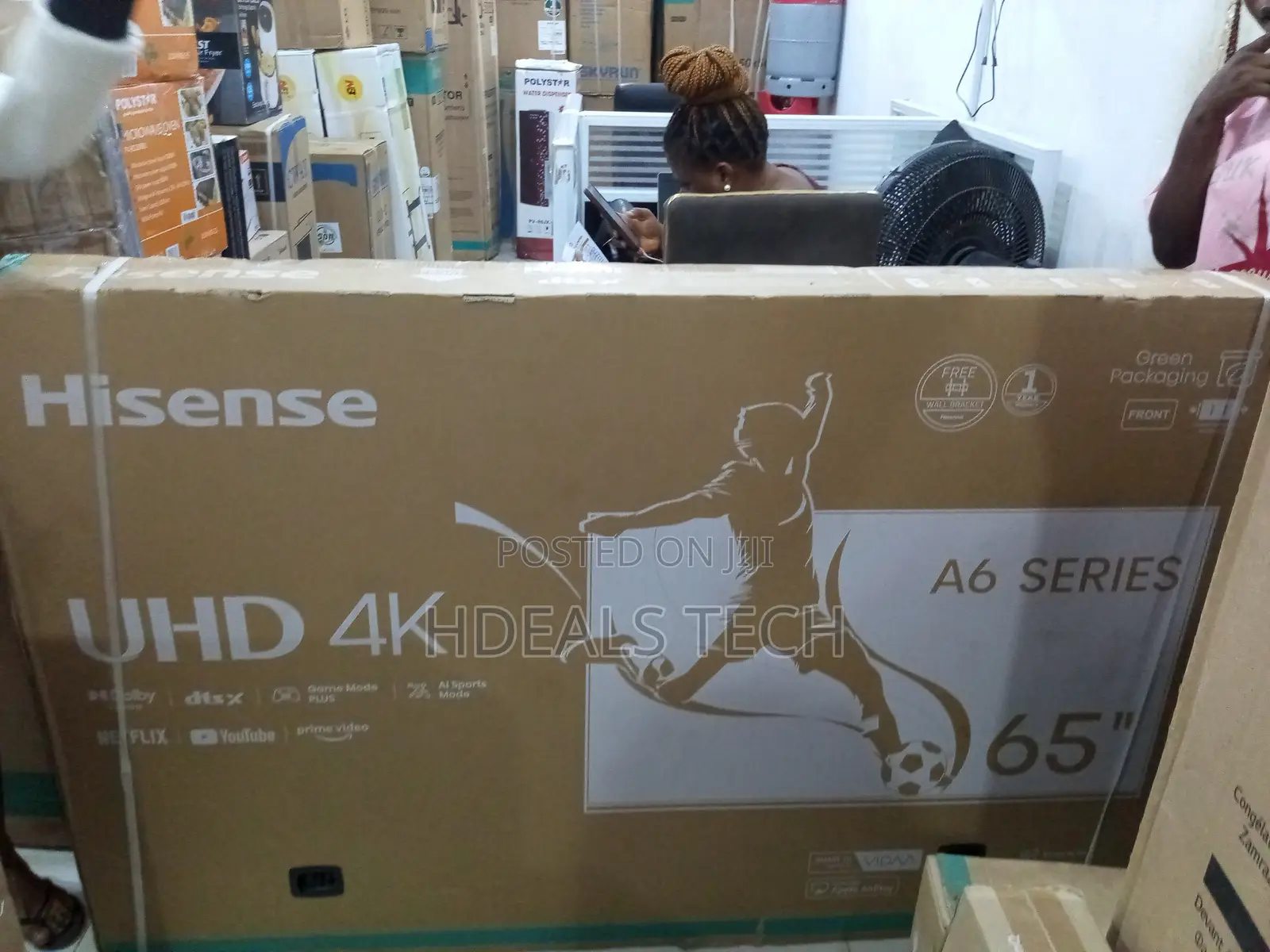 Hisense 65-Inch Uhd Smart Tv, 65a6h.