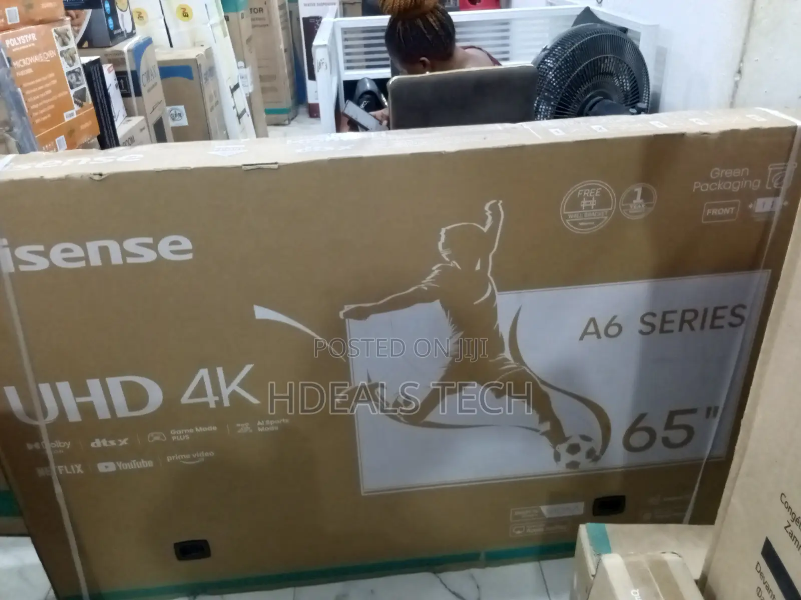 Hisense 65a6h Uhd Smart Tv–65" Display With Built-in Apps