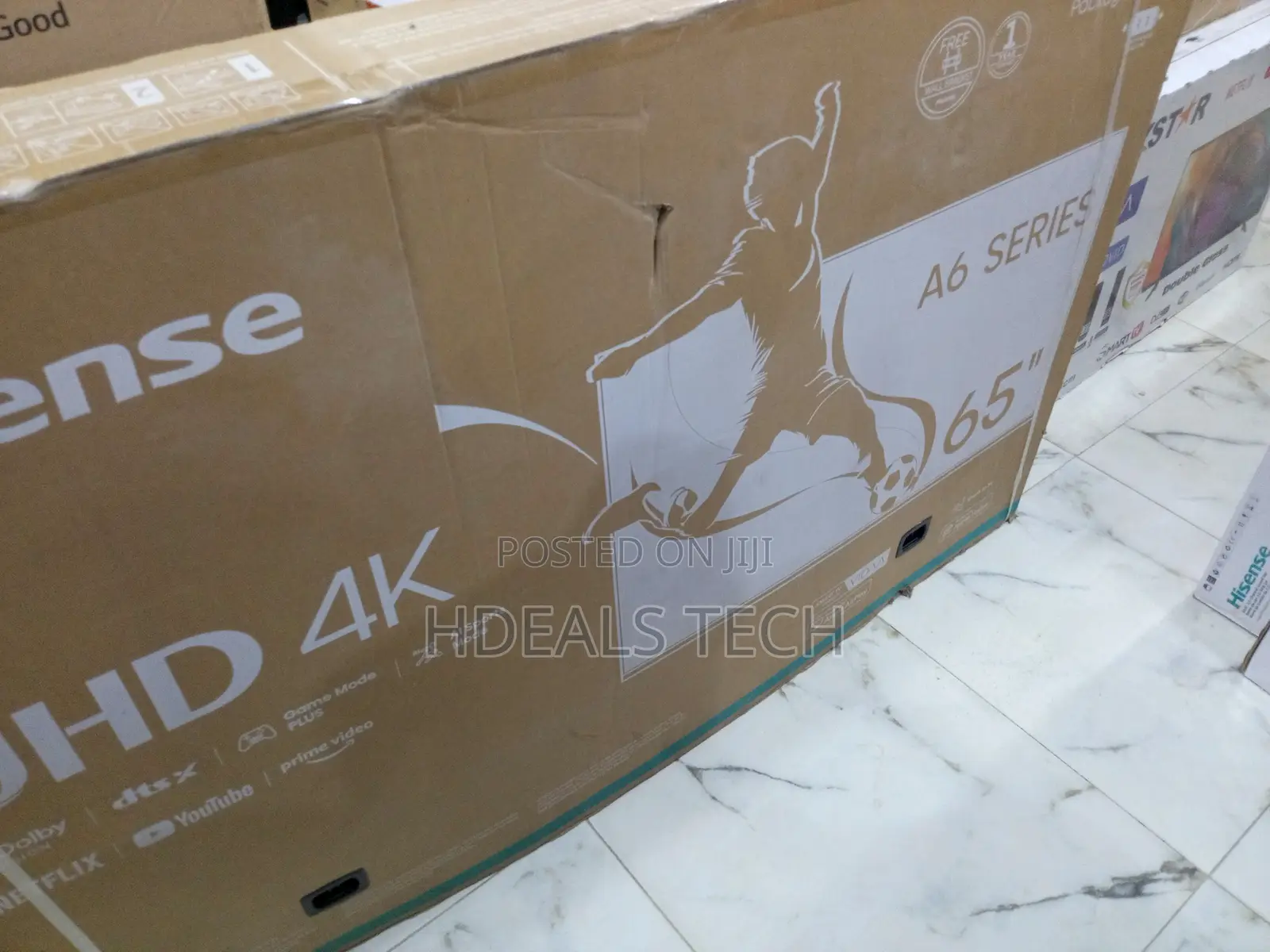 65-Inch Hisense Vidaa Super Smart Tv, 65a6h.