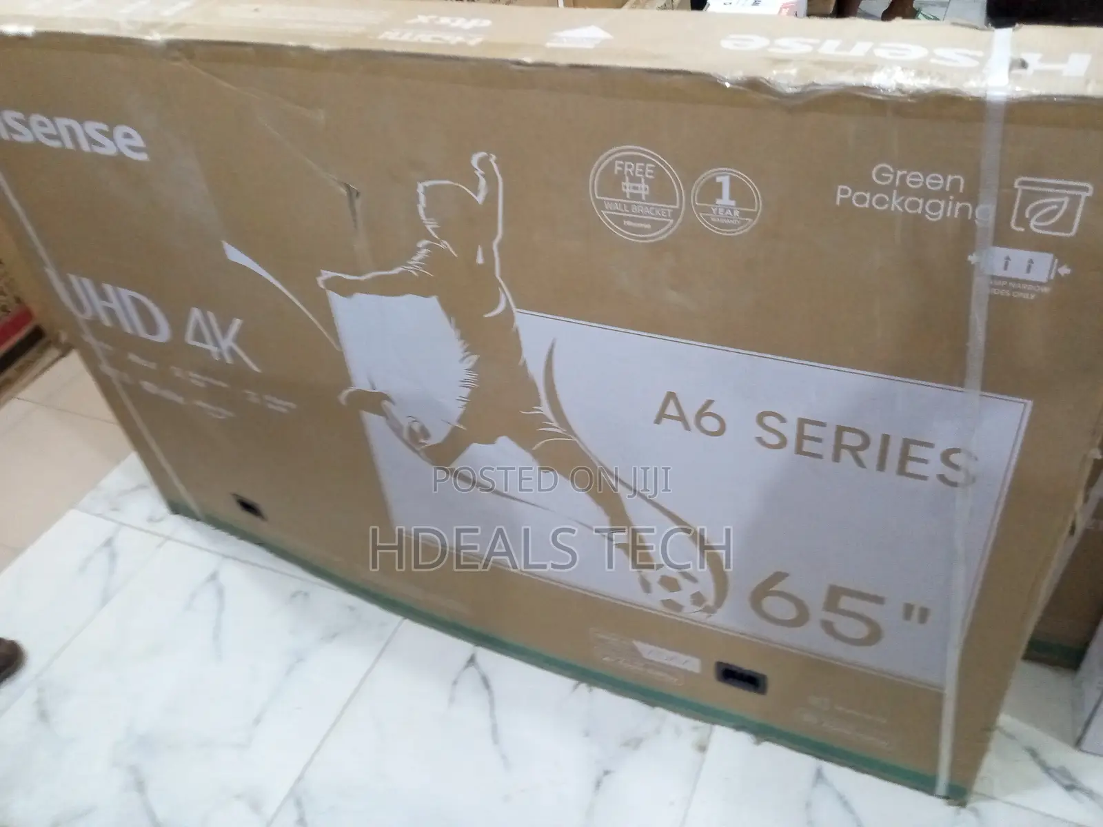 Hisense 65inches Smart Tv,Full Hd, With Free Hanger