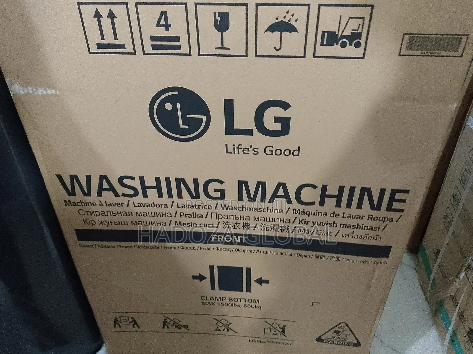 Powerful Spin & Rinse - Lg 19kg Automatic Washing Machine