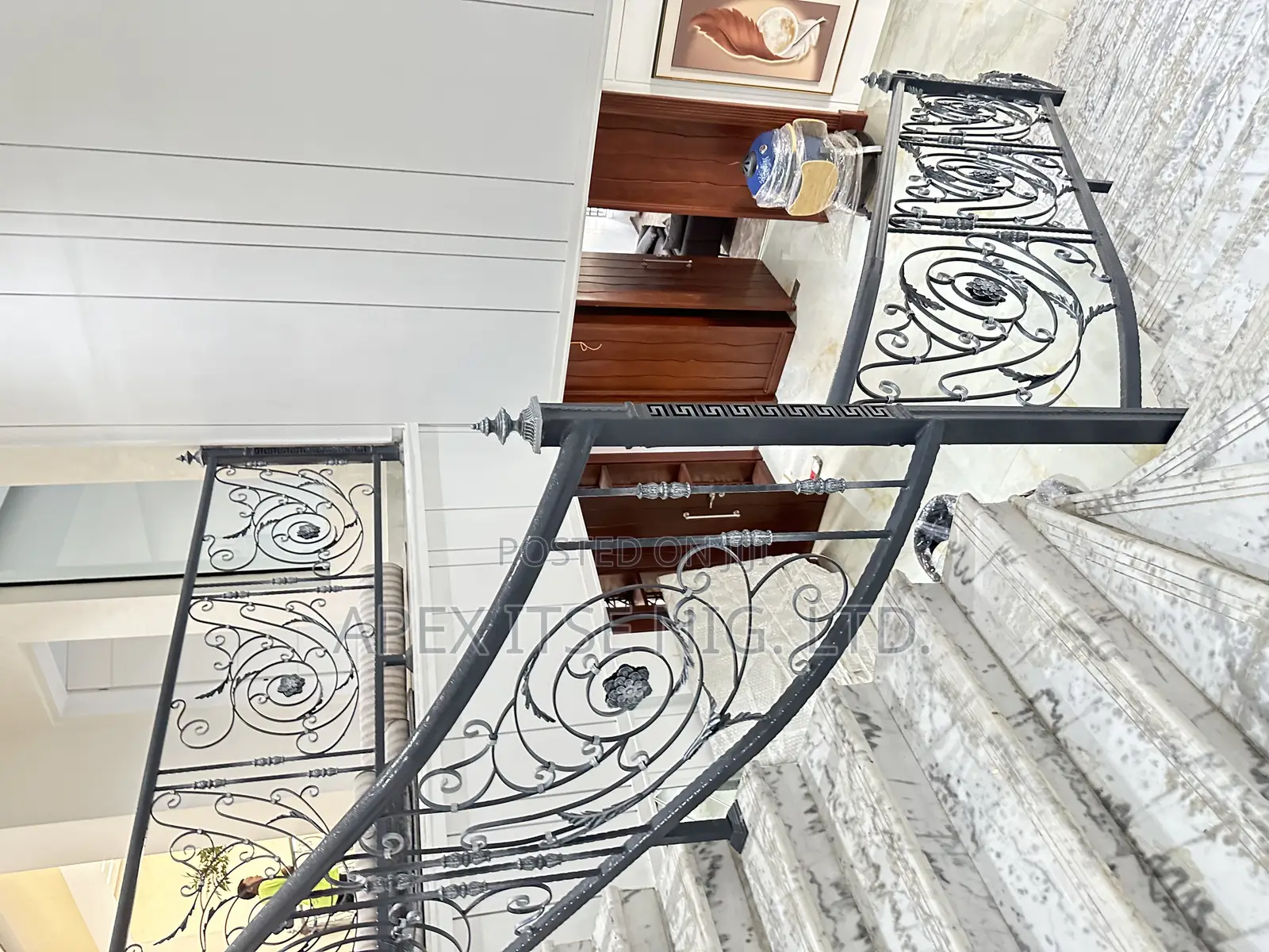 Luxury Wrought Iron Staircase