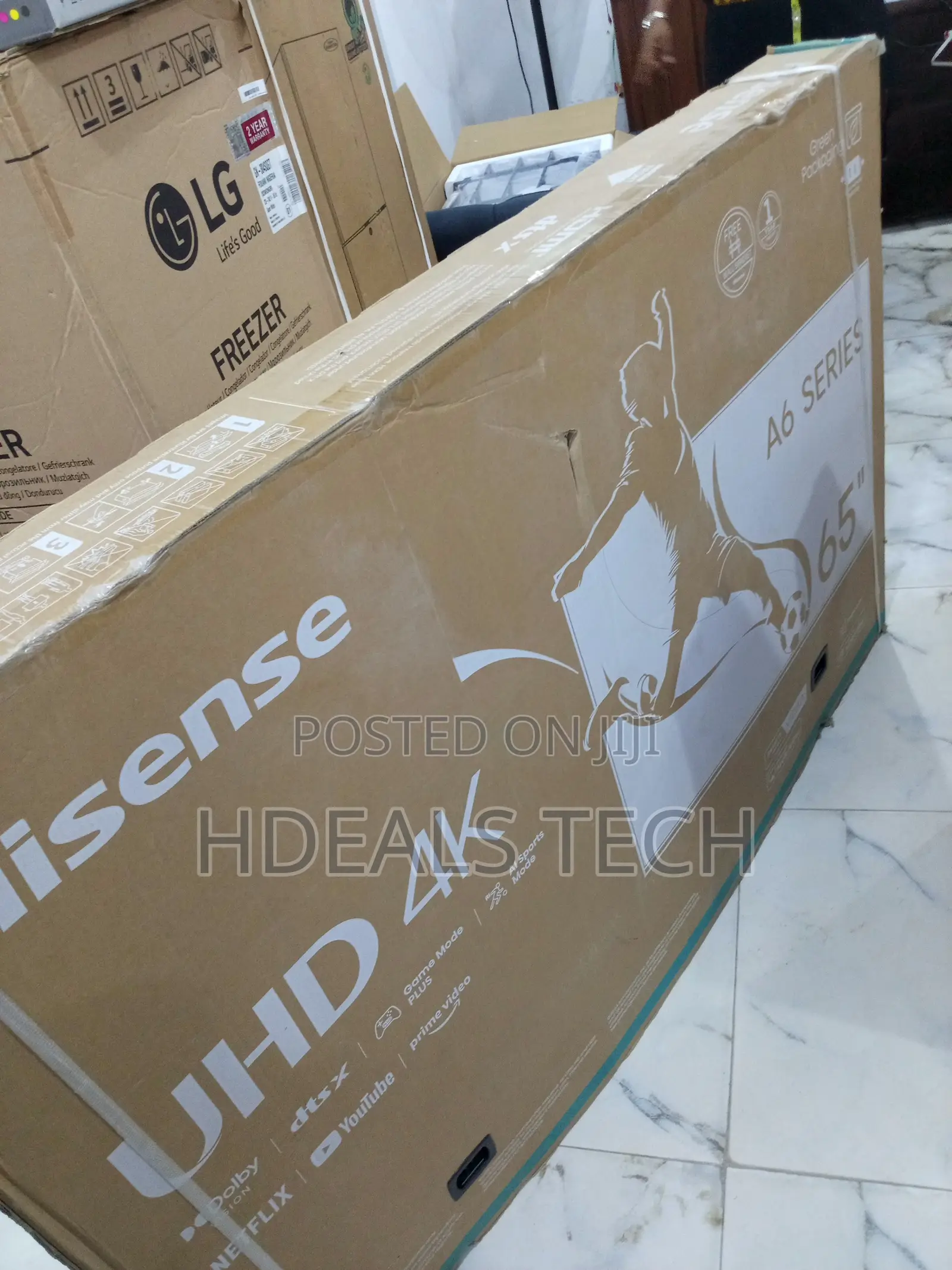 Hisense 65a6h Smart Tv With Hdr10,Voice Control Sports Mode