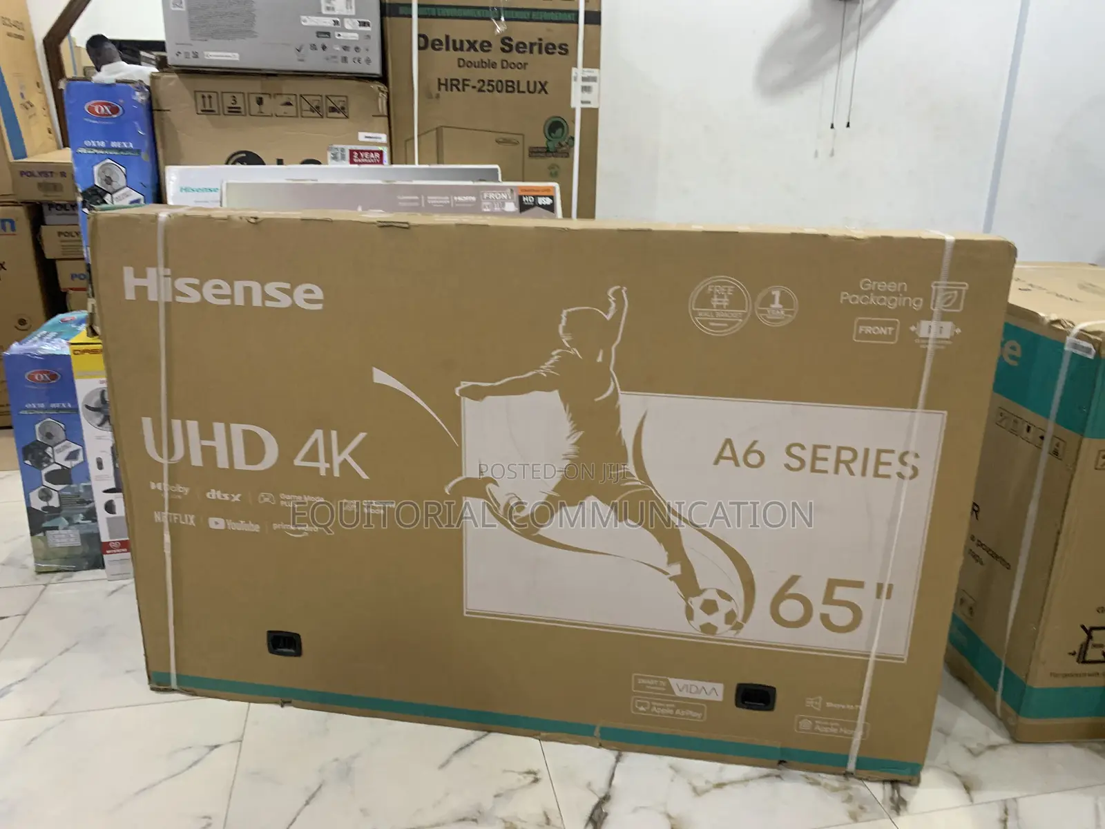 Hisense 65-Inch Smart Tv– Sturdy Build, Elegant Finish