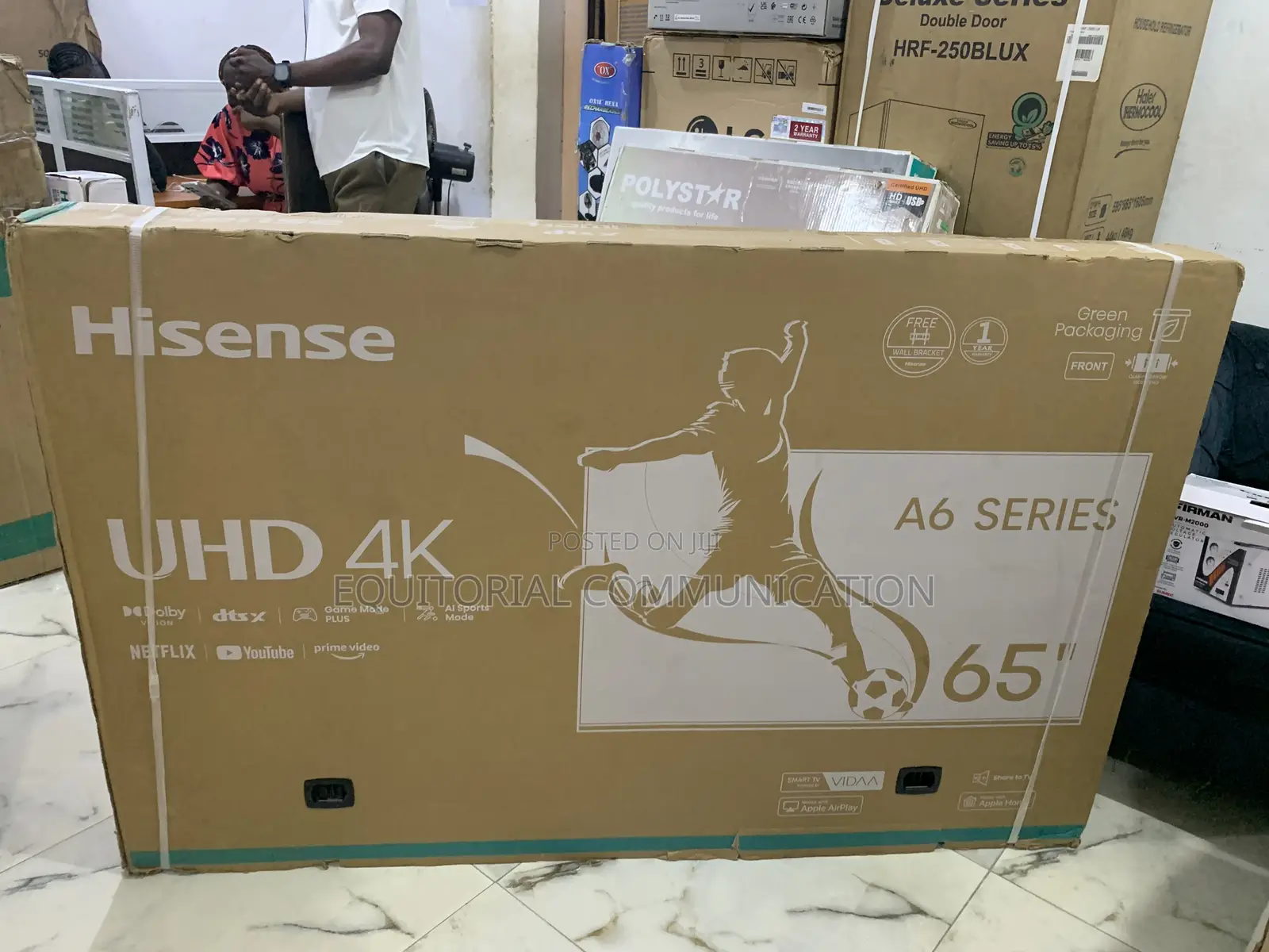Hisense 65” Smart Uhd Tv – Immersive Sound Engine
