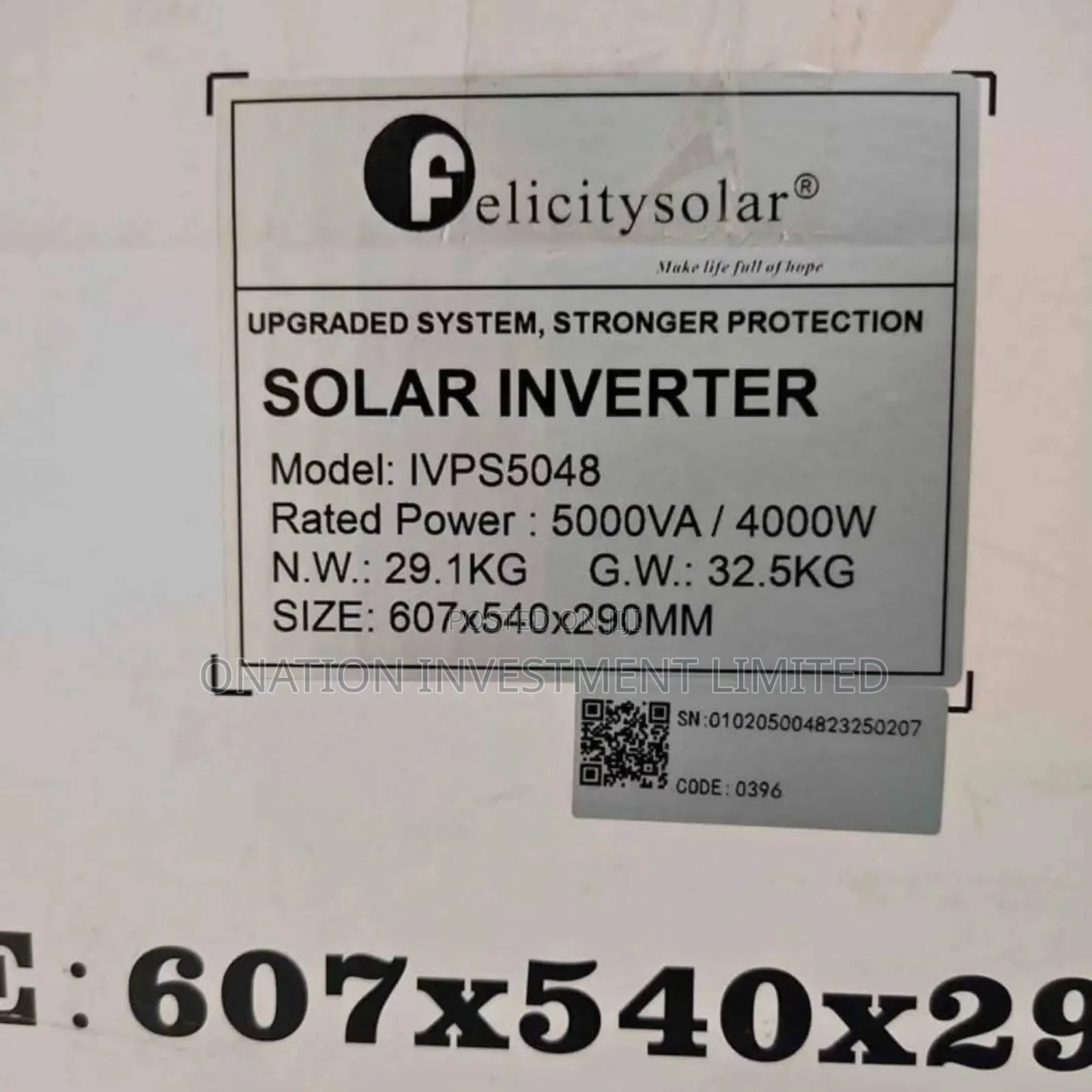 5kva 48v Felicity Transformer Base Inverter