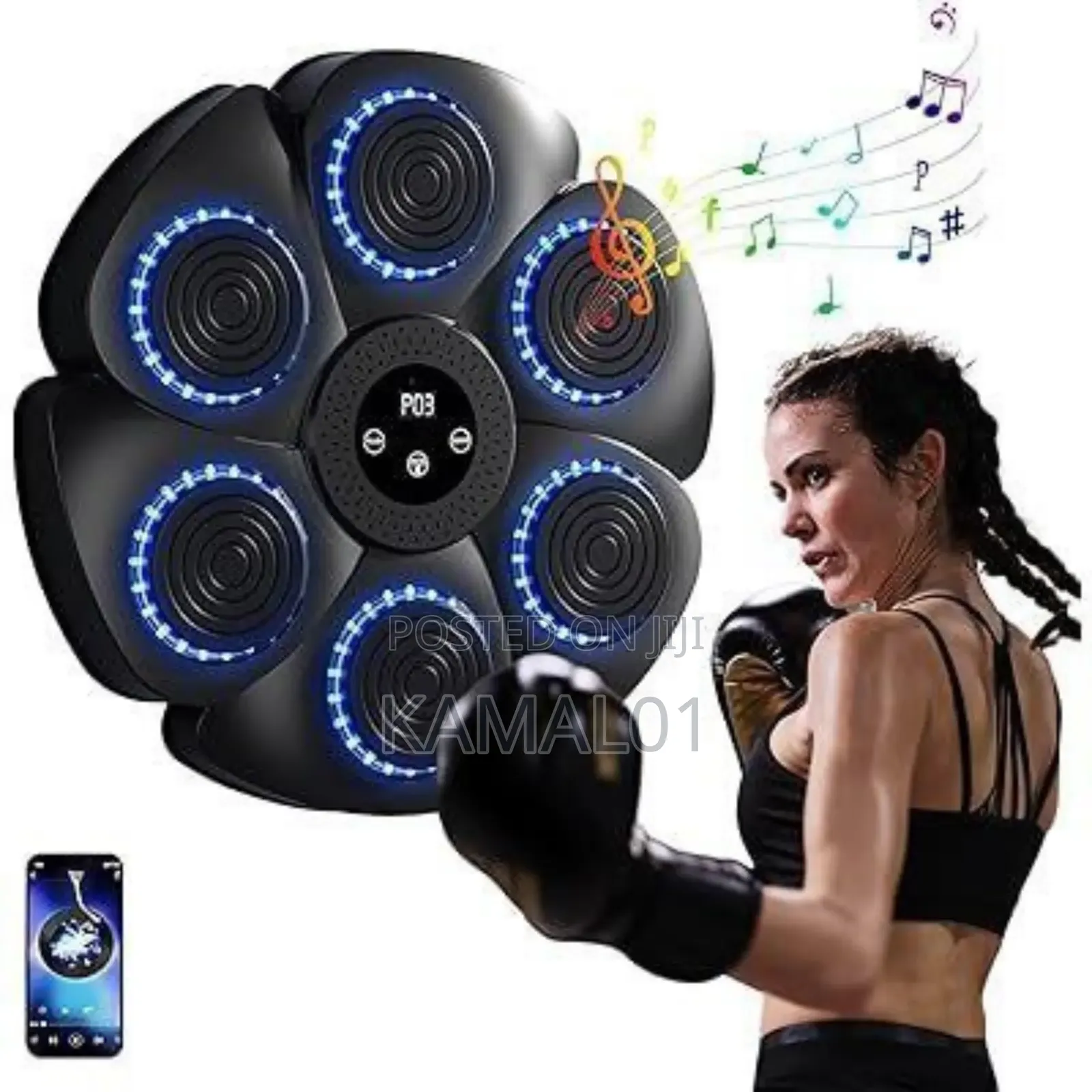 Intelligent Boxing Machine With Bluetooth and Led Screen