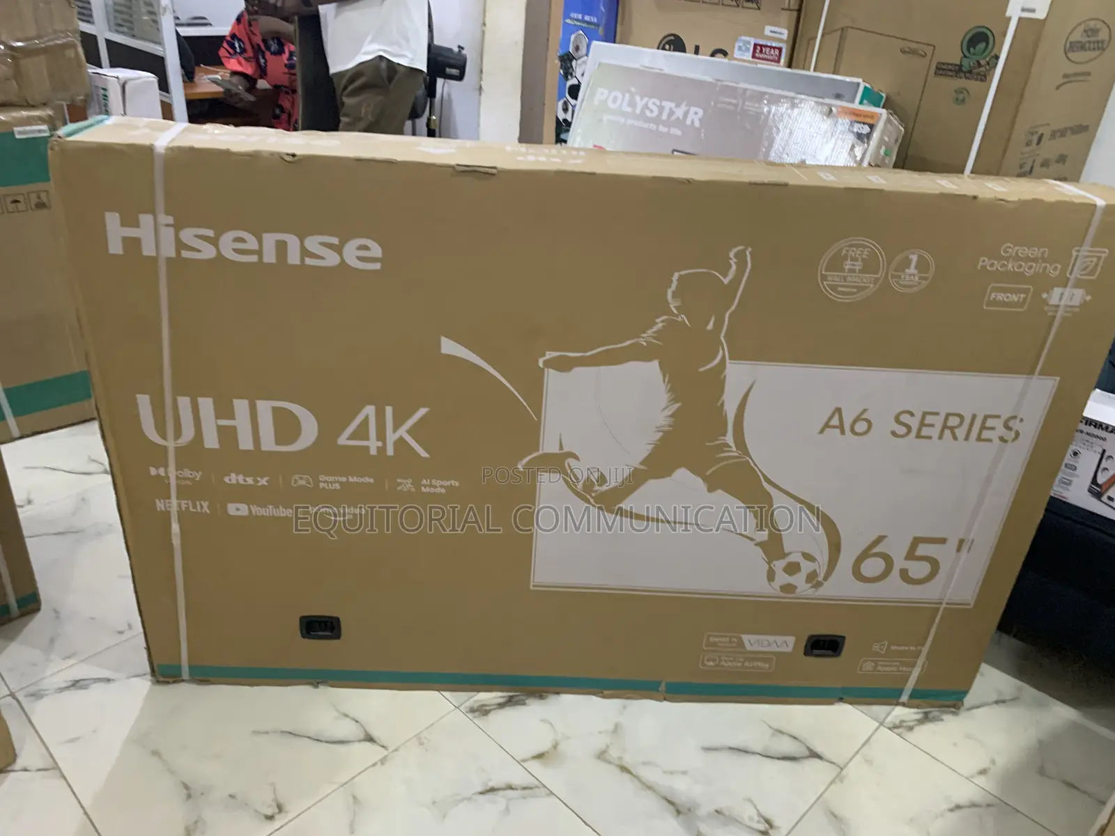 Hisense 65-Inch Uhd Smart Tv – Advanced Image Processing