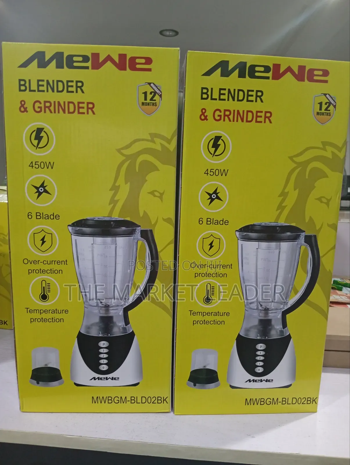 Mewe Blender Grinder Bld02bk