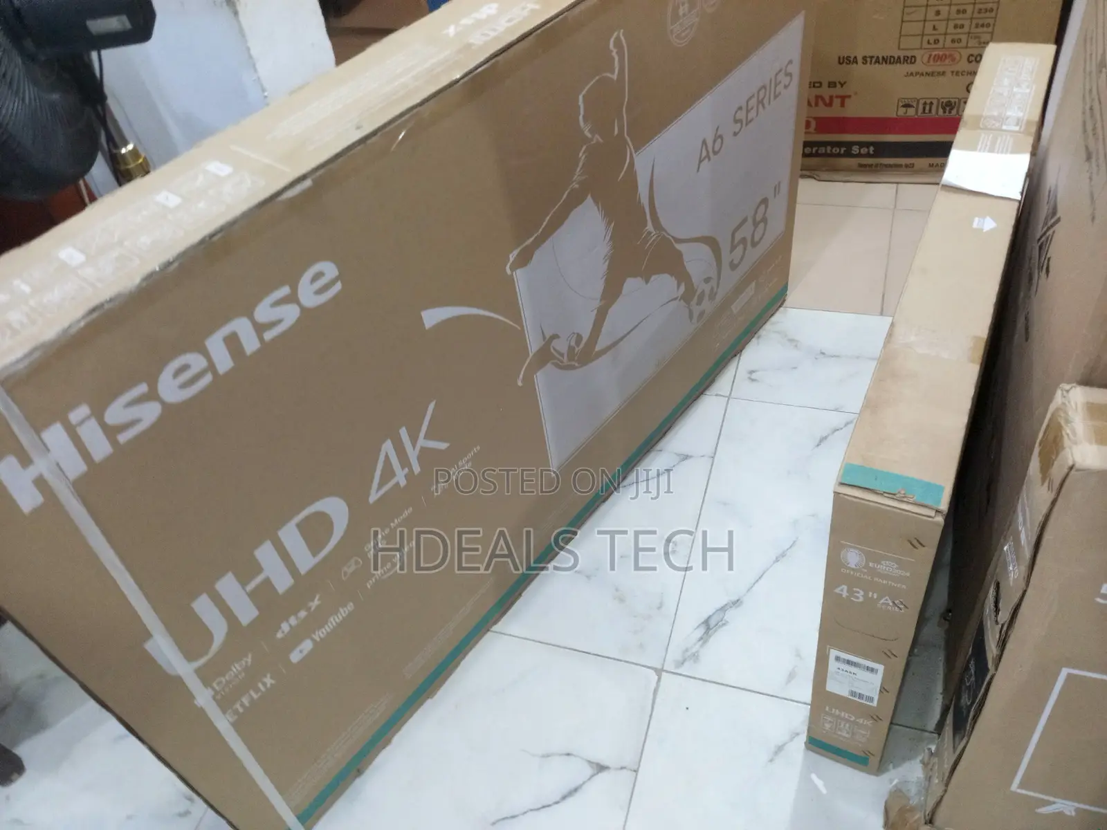 Energy Saving Hisense 58 Inches Uhd Smart Tv