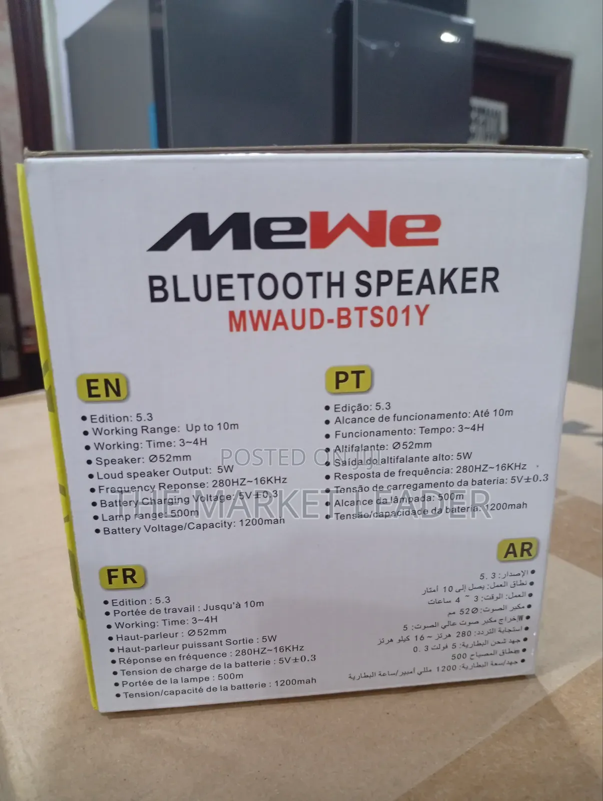 Mewe Bluetooth Speaker Bts01y
