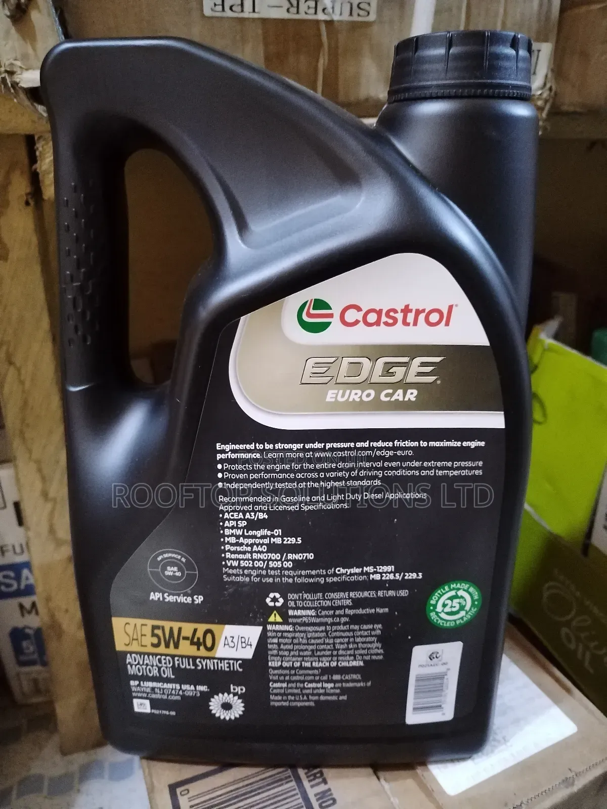 Castrol Edge Advanced Full Synthetic European 5w-40 A3/B4.5q