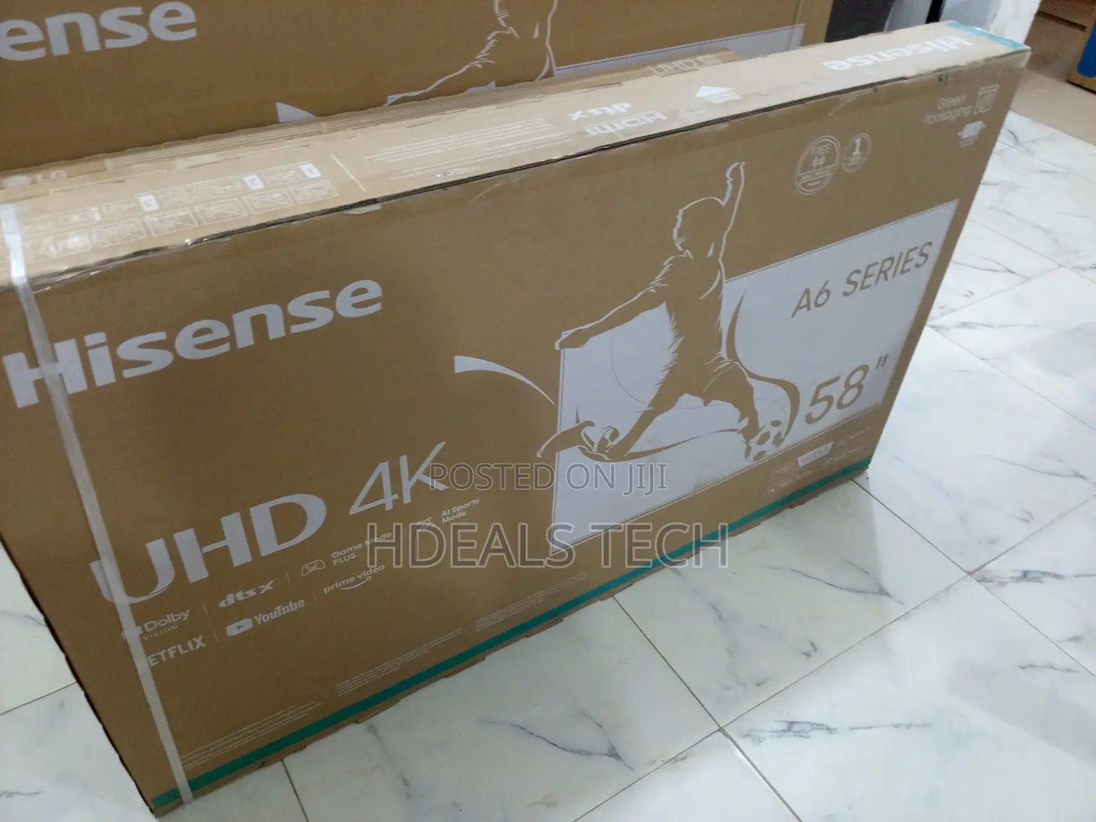 The New Hisense 58" 58e6k Vidaa U6 Uhd Smart Tv