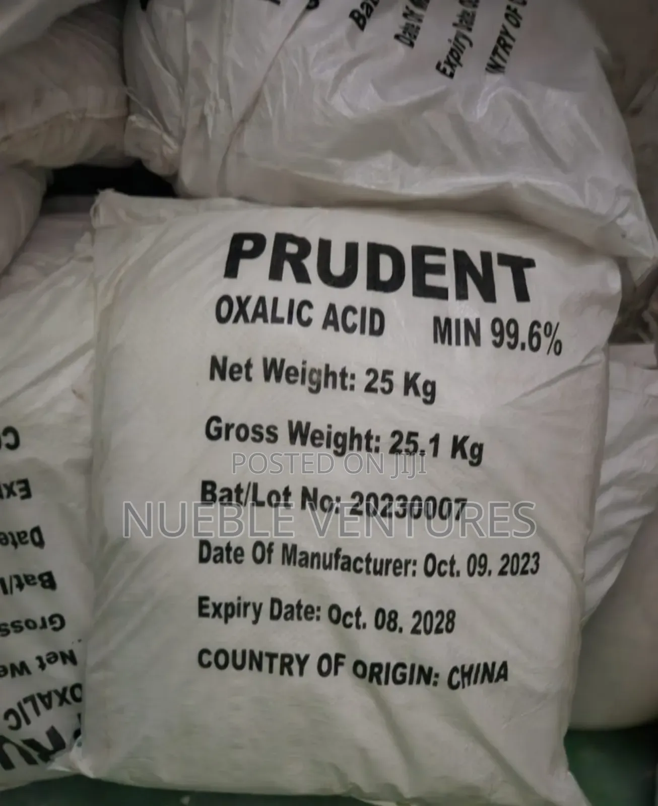 Oxalic Acid Prudent 99.6%