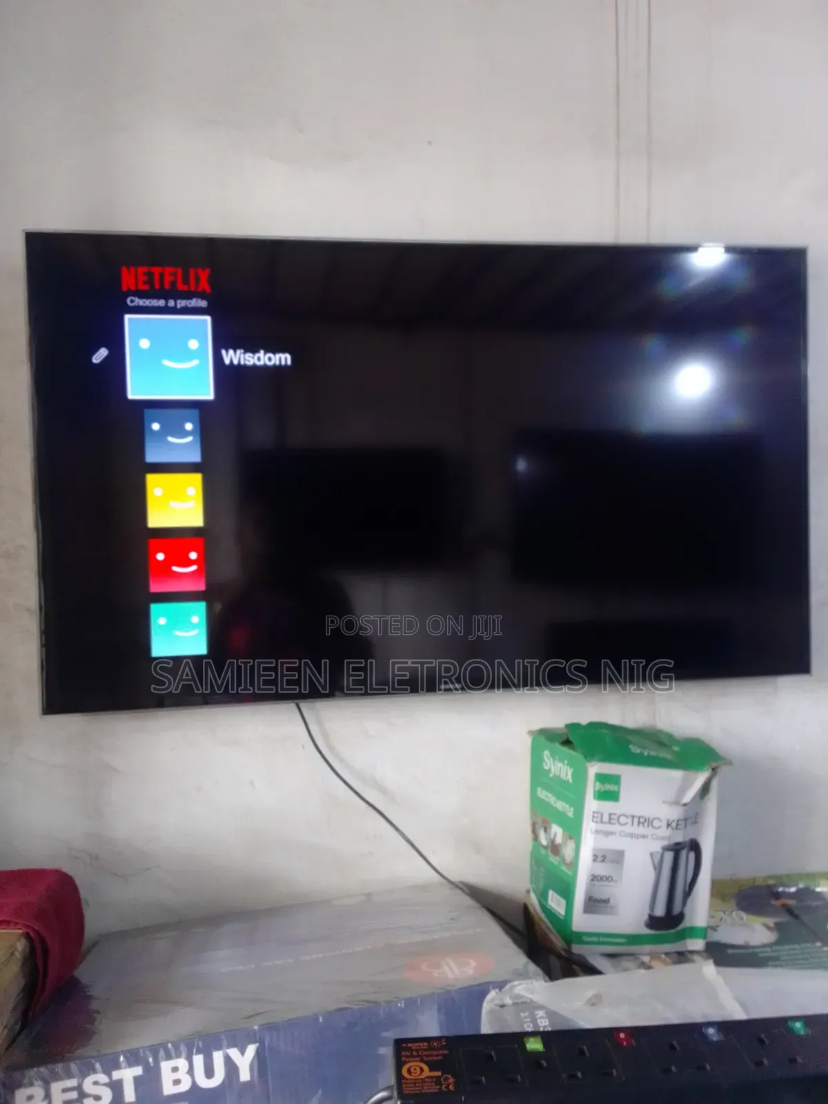 Arrived 50inch Samsung Smart Tv, Uk Imported, Free Netflix