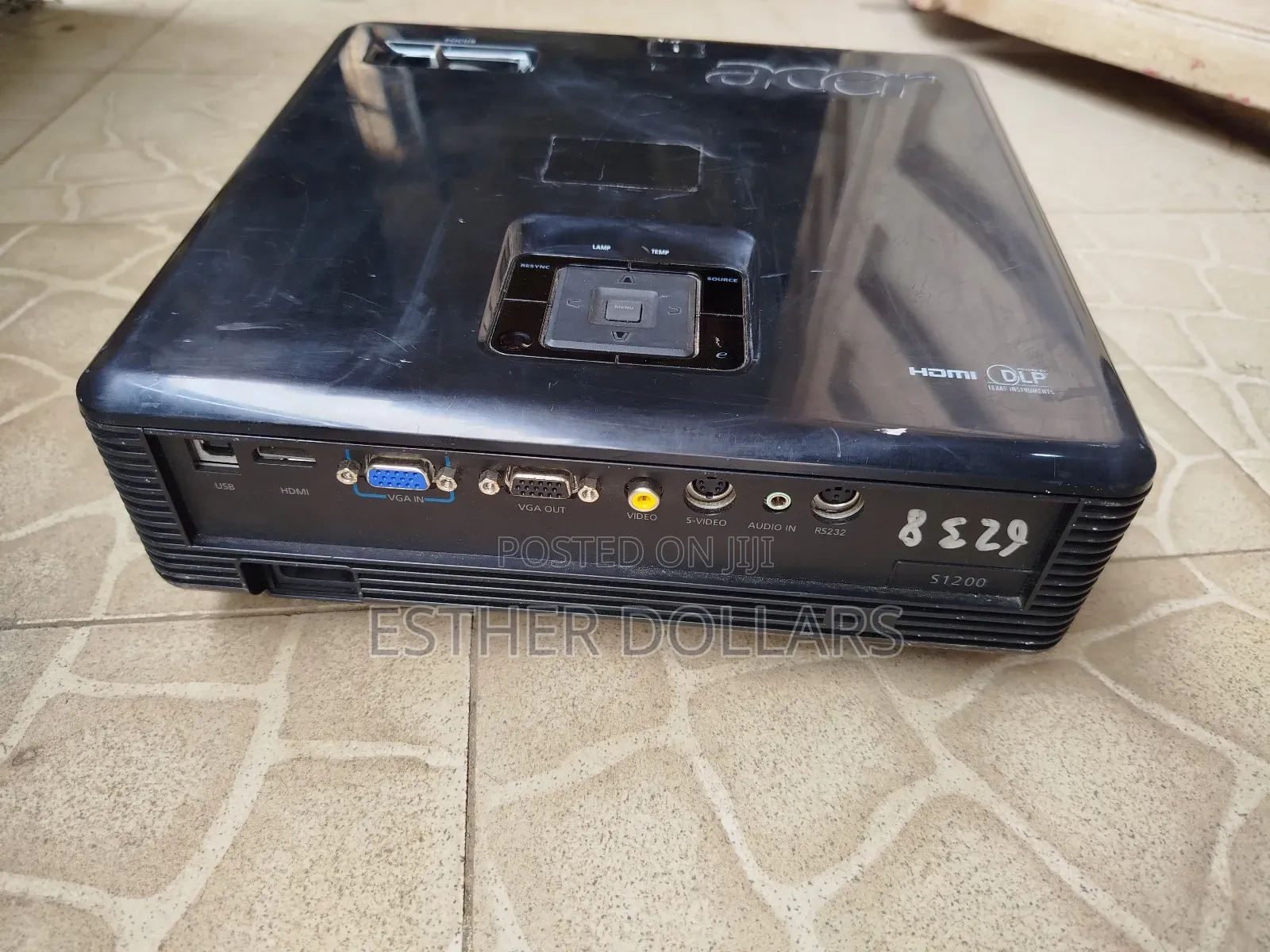 Brilliance Acer S1200 DLP Projector 2500 Lumens