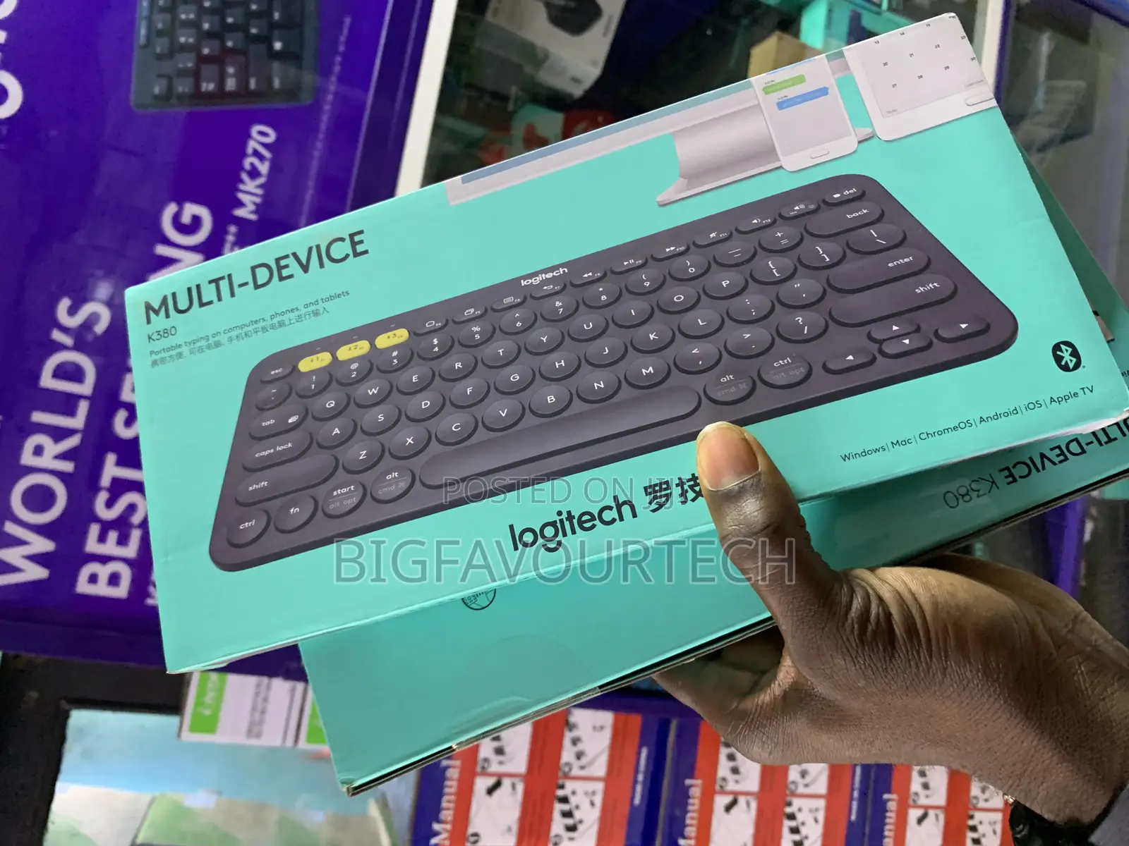  Multi-Device Bluetooth Keyboard