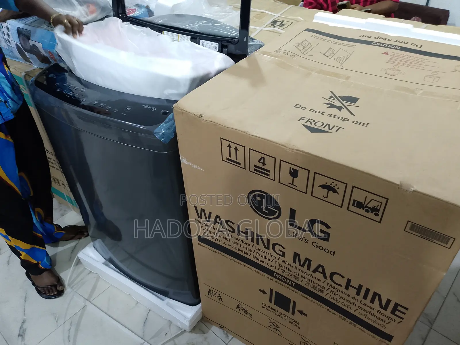 Designed For Big Laundry - Lg 19kg Top Load Washing Machine