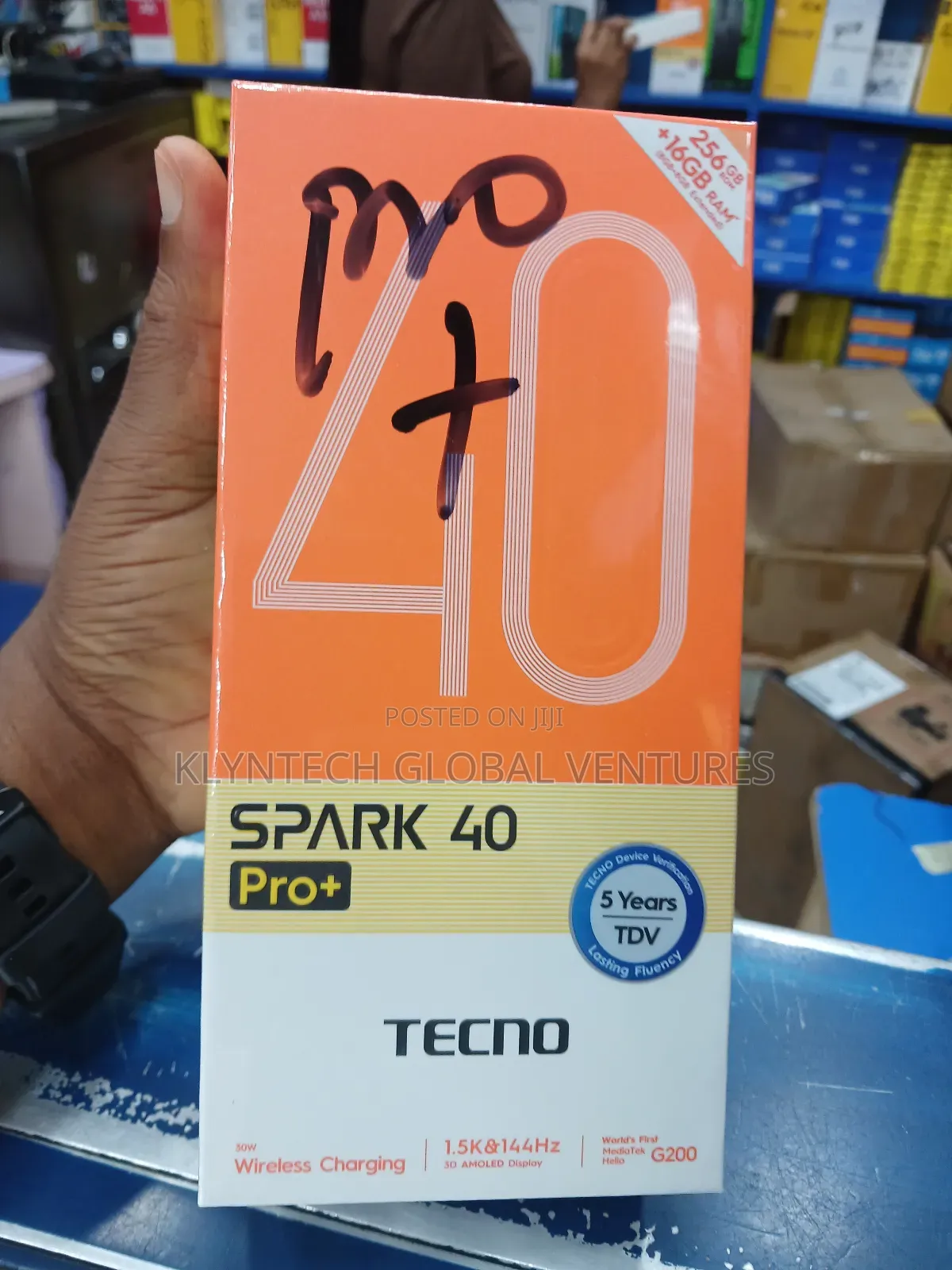 New Tecno Spark 40 Pro+ 256 GB Gold