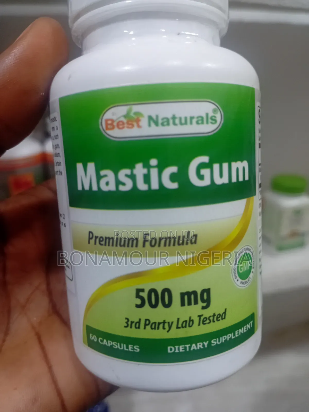 Best Naturals Mastic Gum 500mg X60 Caps