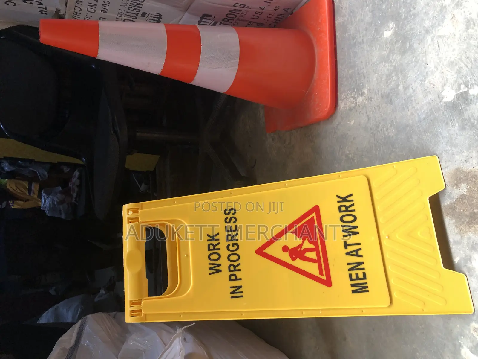 Men At Work Caution Sign