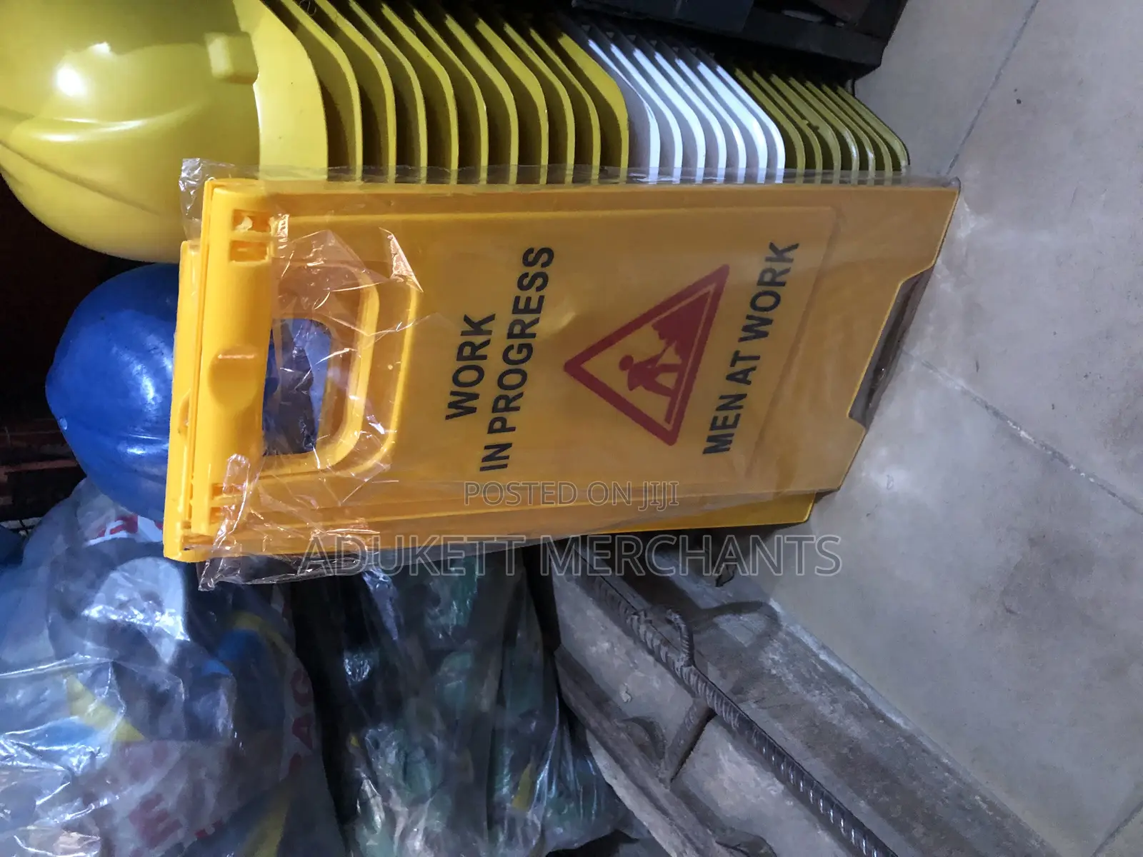 Men At Work Caution Sign