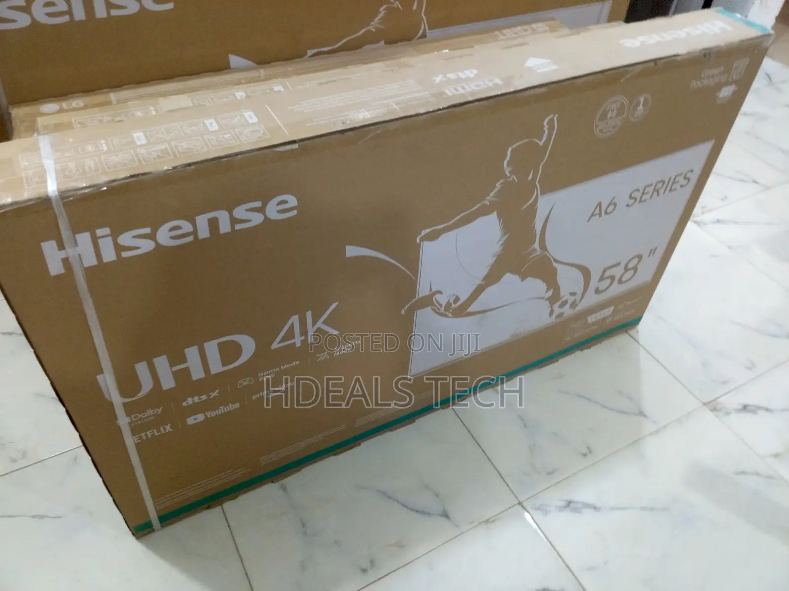 Hisense 58" Smart Tv With Uhd Resolution