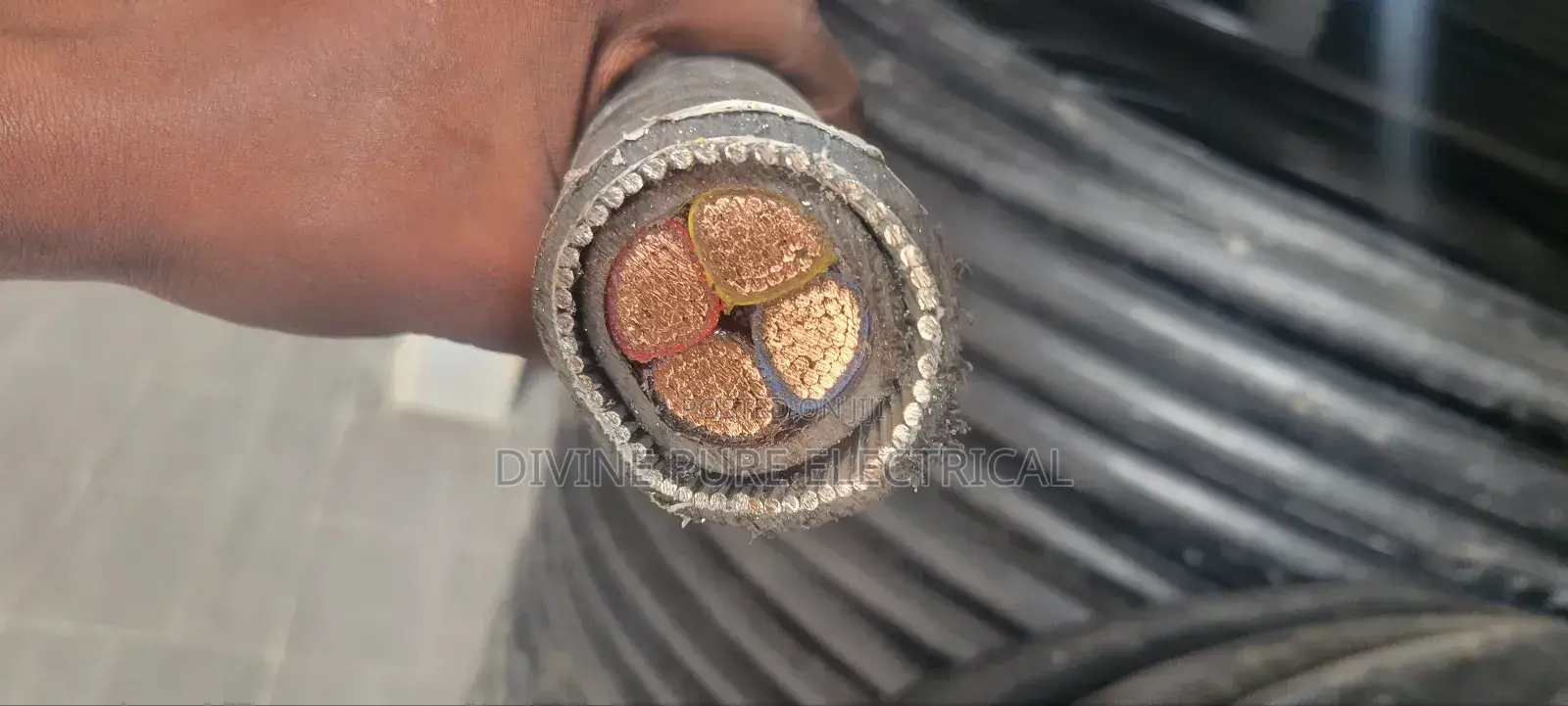120.0mm 4core Armoured Cable