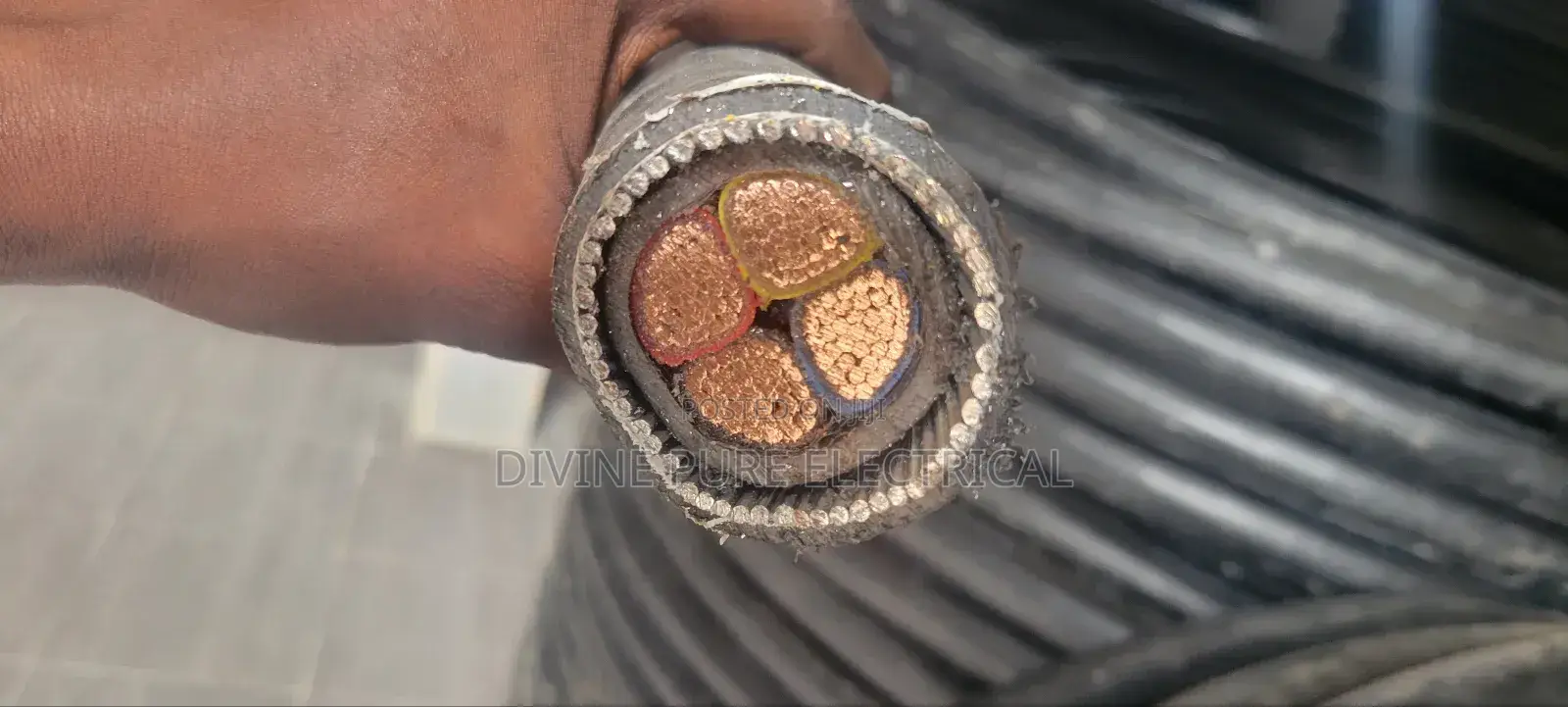 120.0mm 4core Armoured Cable