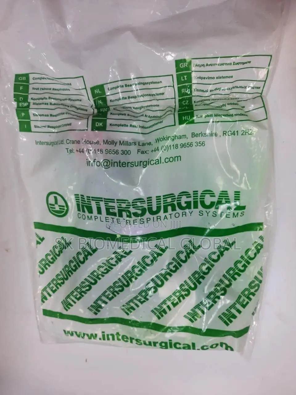 Intersurgical Paediatric Anaesthesia Breathing Circuit