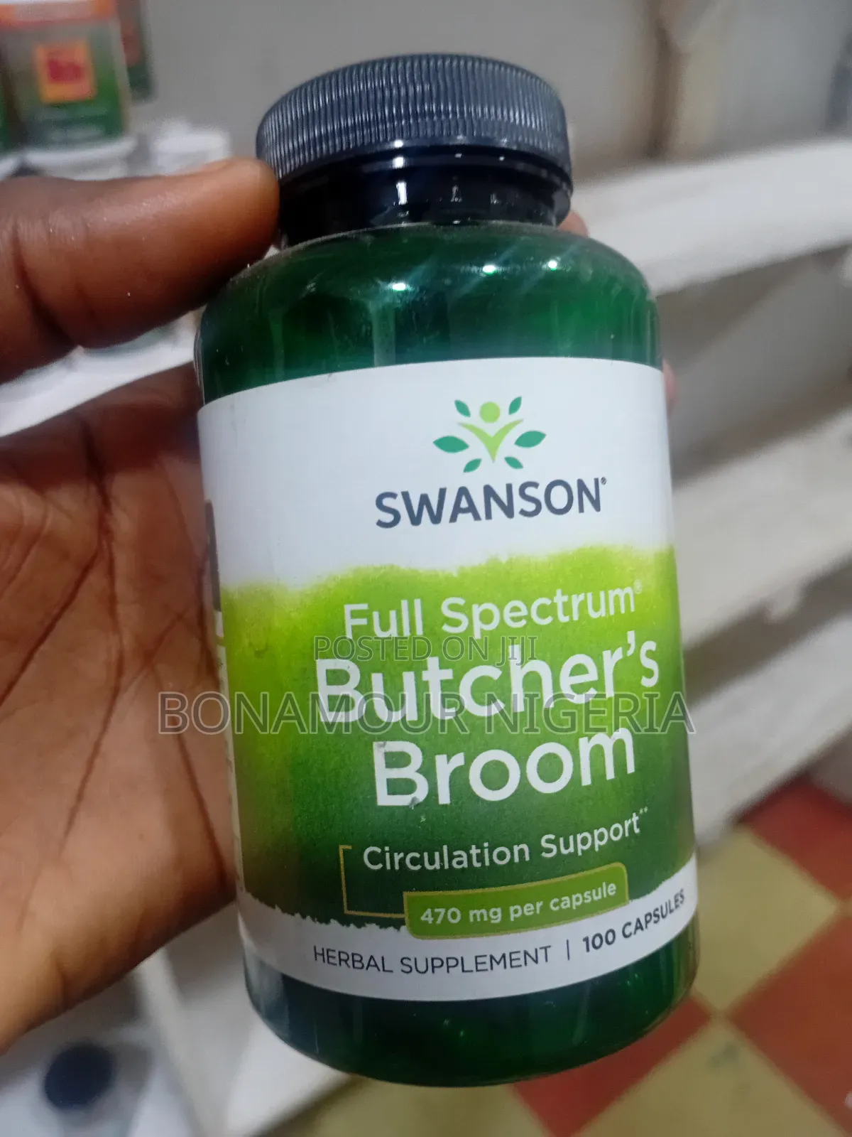 Swanson Butcher's Broom 470mg X100 Caps