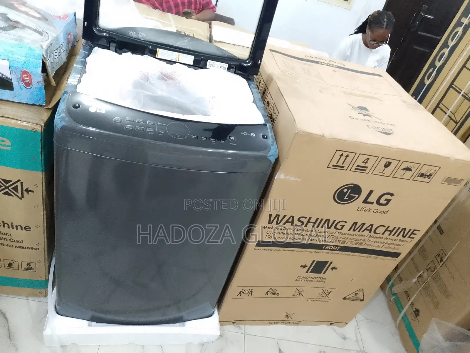 Lg Heavy-use 19kg Capacity Automatic Top Load Washing Machin