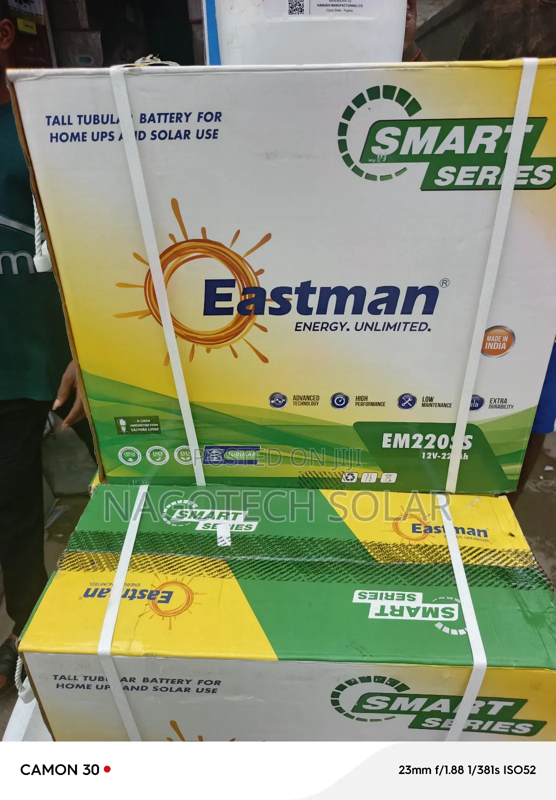 220amh Tall Tubular Battery