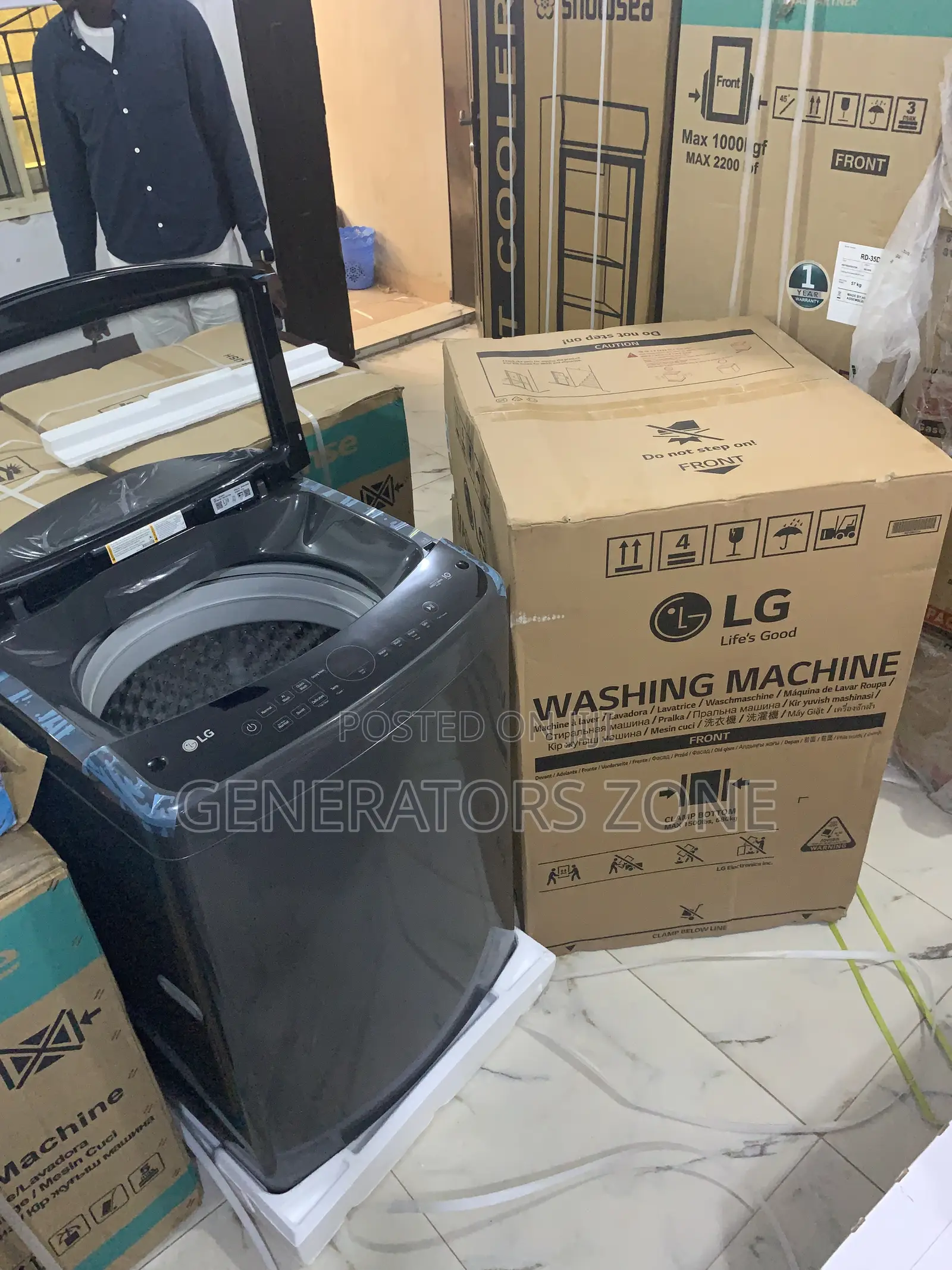 Lg 19kg Washer With Smart Inverter Motor –Powerful Quiet