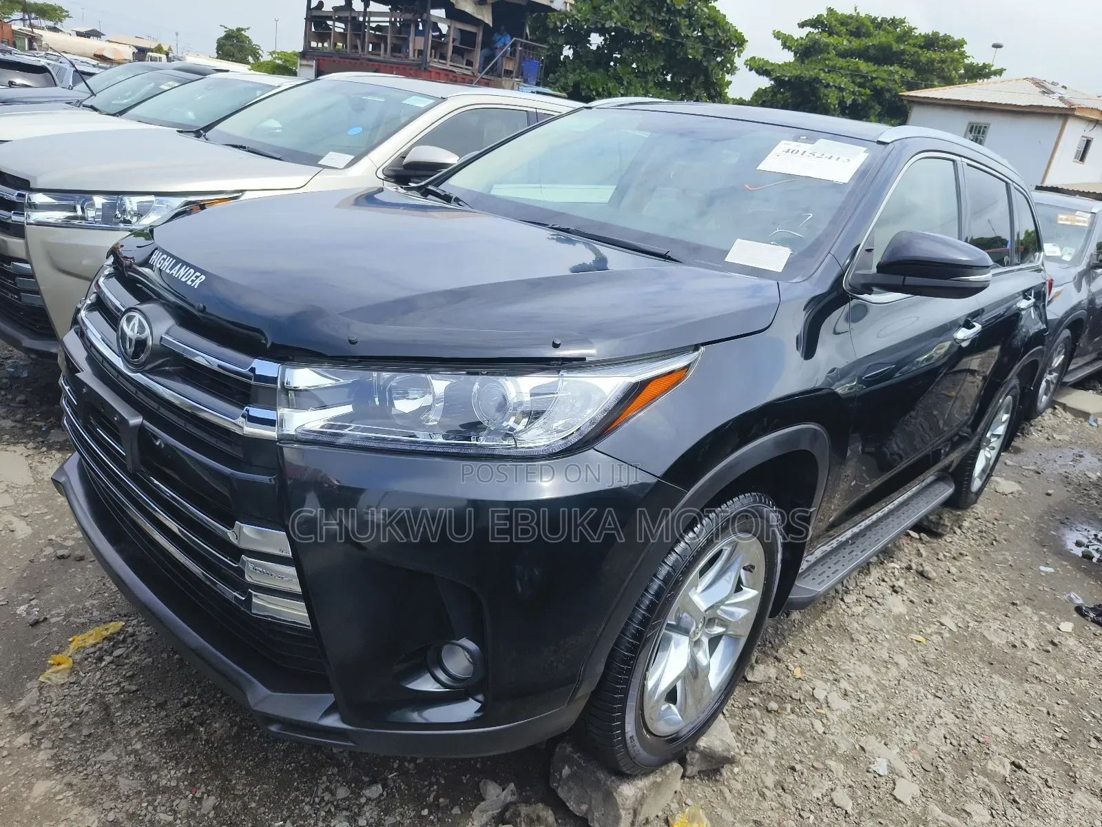 Toyota Highlander Limited 4dr SUV AWD (3.5L 6cyl 6A) 2015 Black