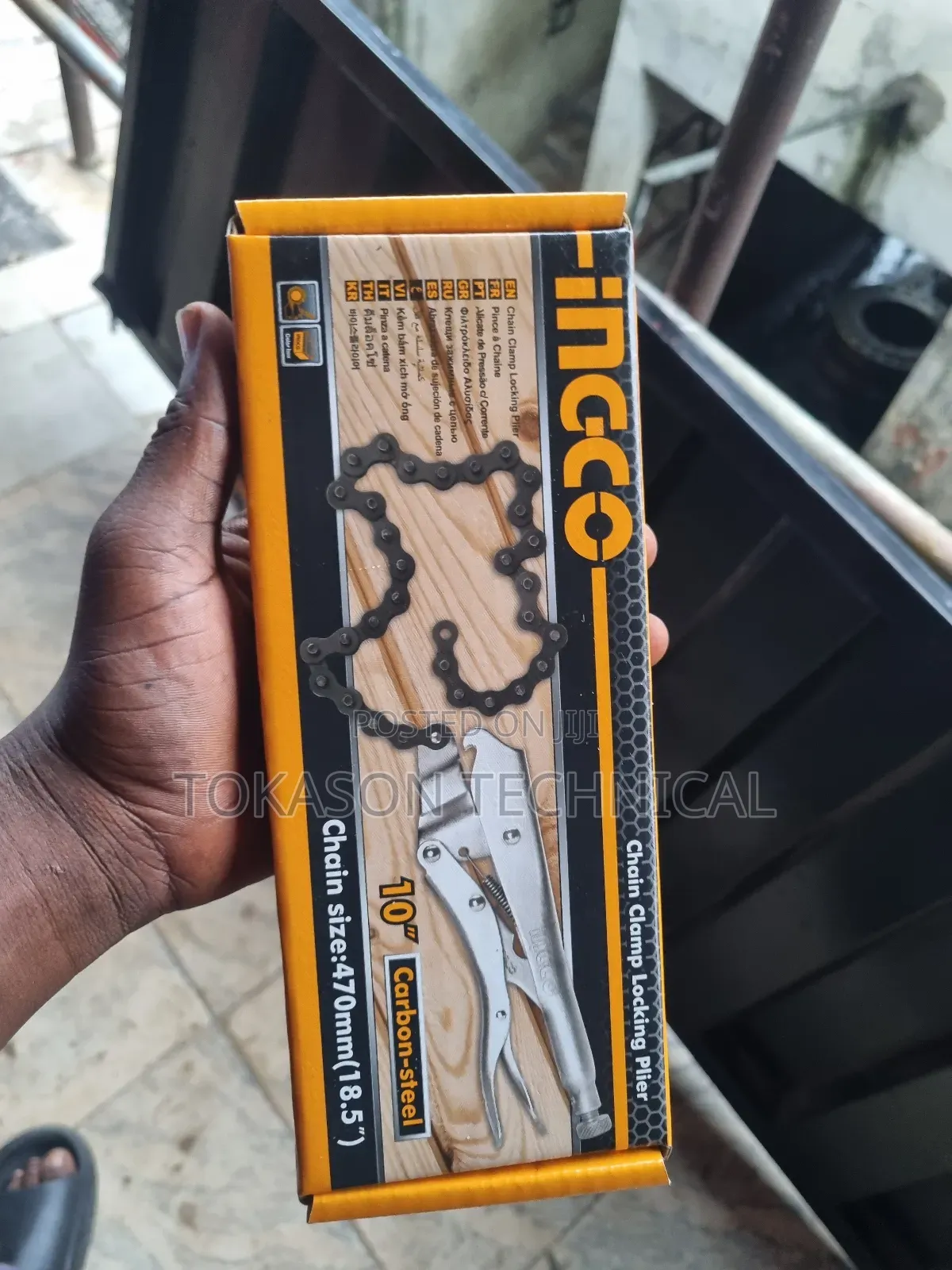 Ingco Chain Clamp Locking Plier 10"