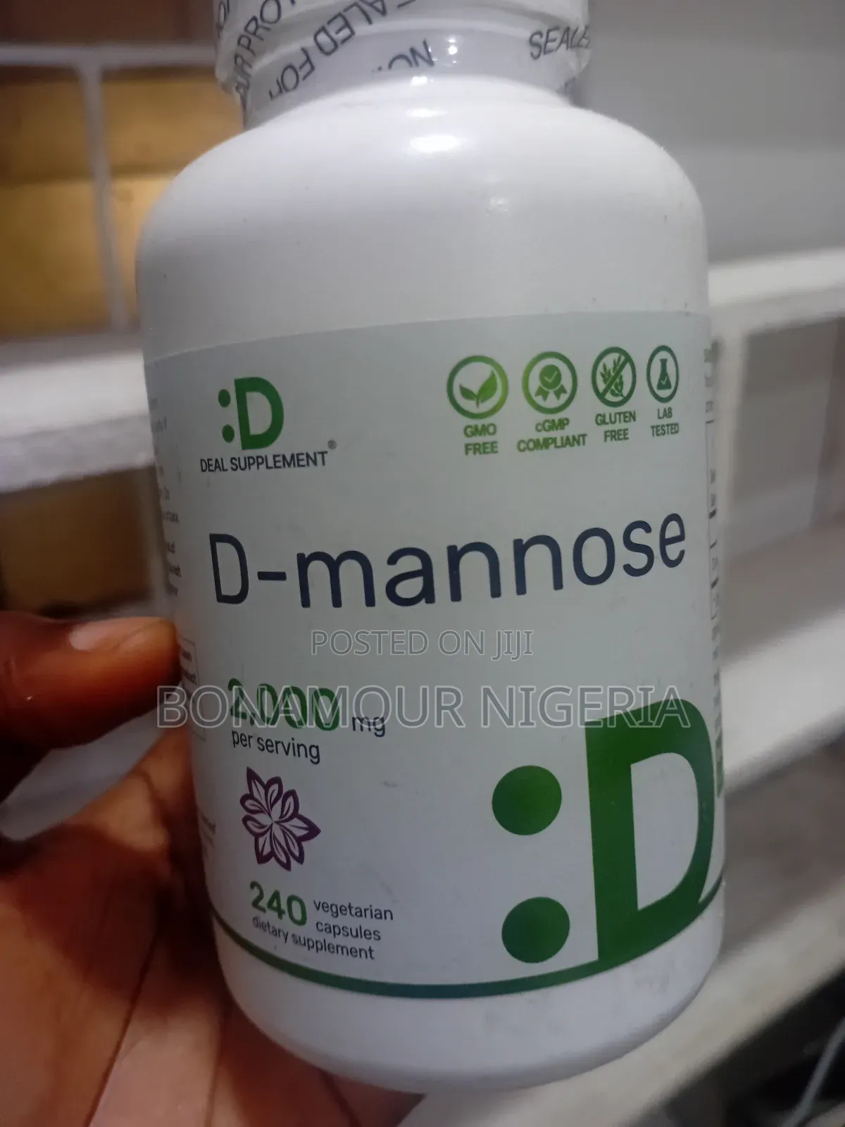 Deal Supplement D-Mannose 2000mg X240 Veg Caps