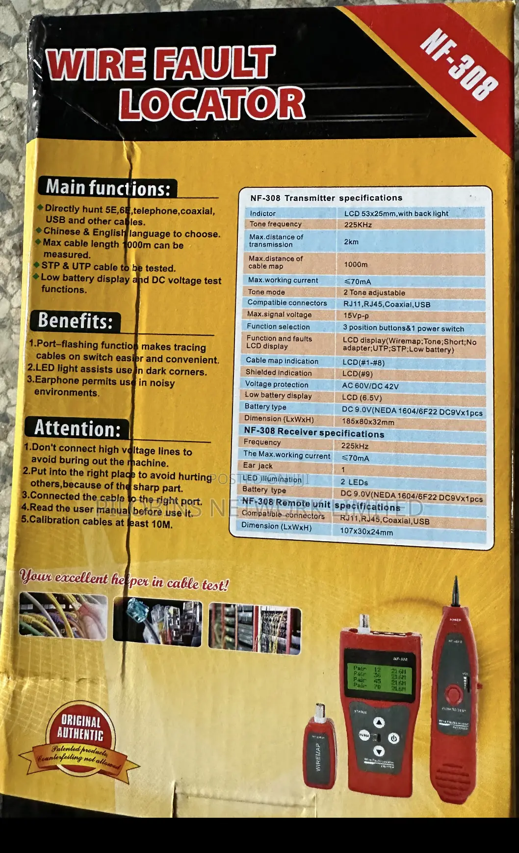 Wire Fault Locator-Nf308