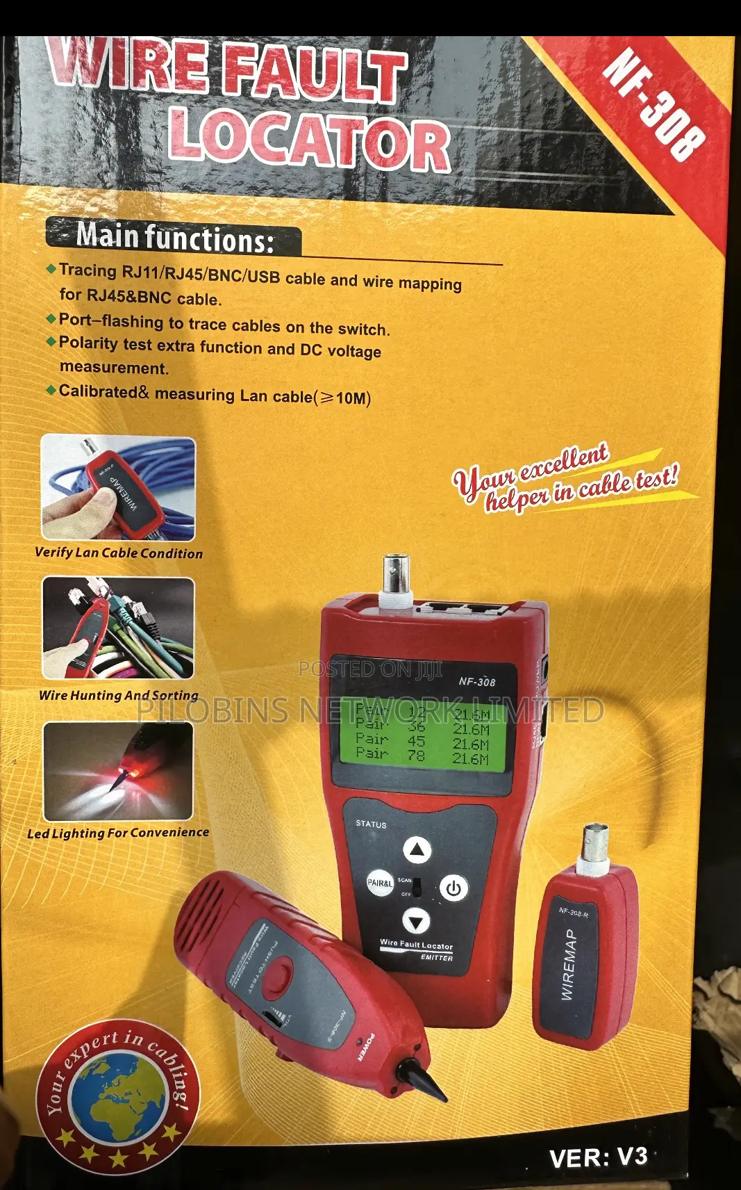 Wire Fault Locator-Nf308