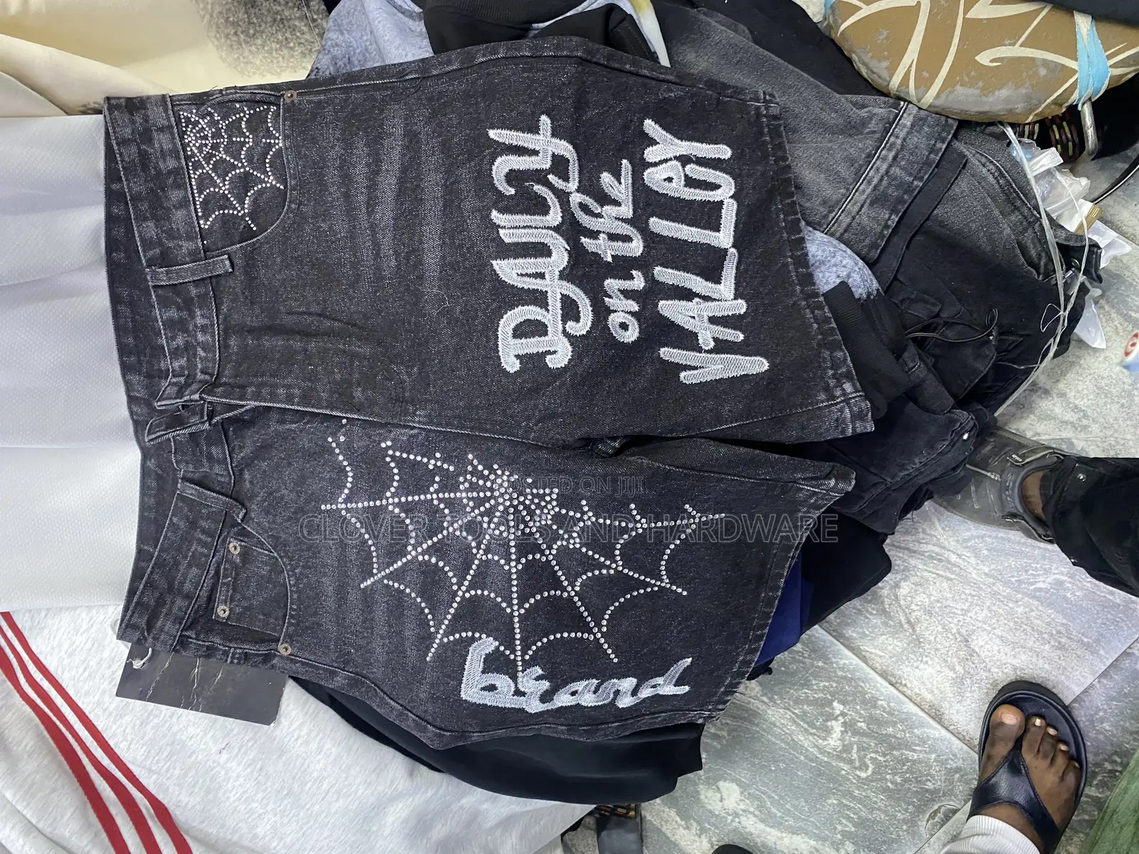 Original Designer Short Jeans Black
