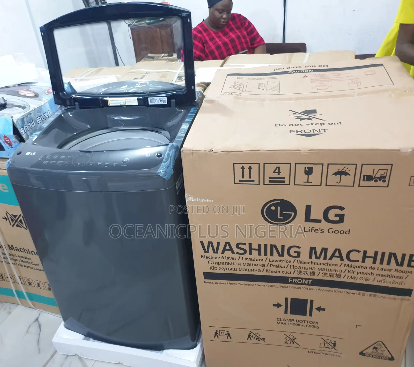 Efficient Lg 19kg Top - Load T19h3sdht2 Washing Machine
