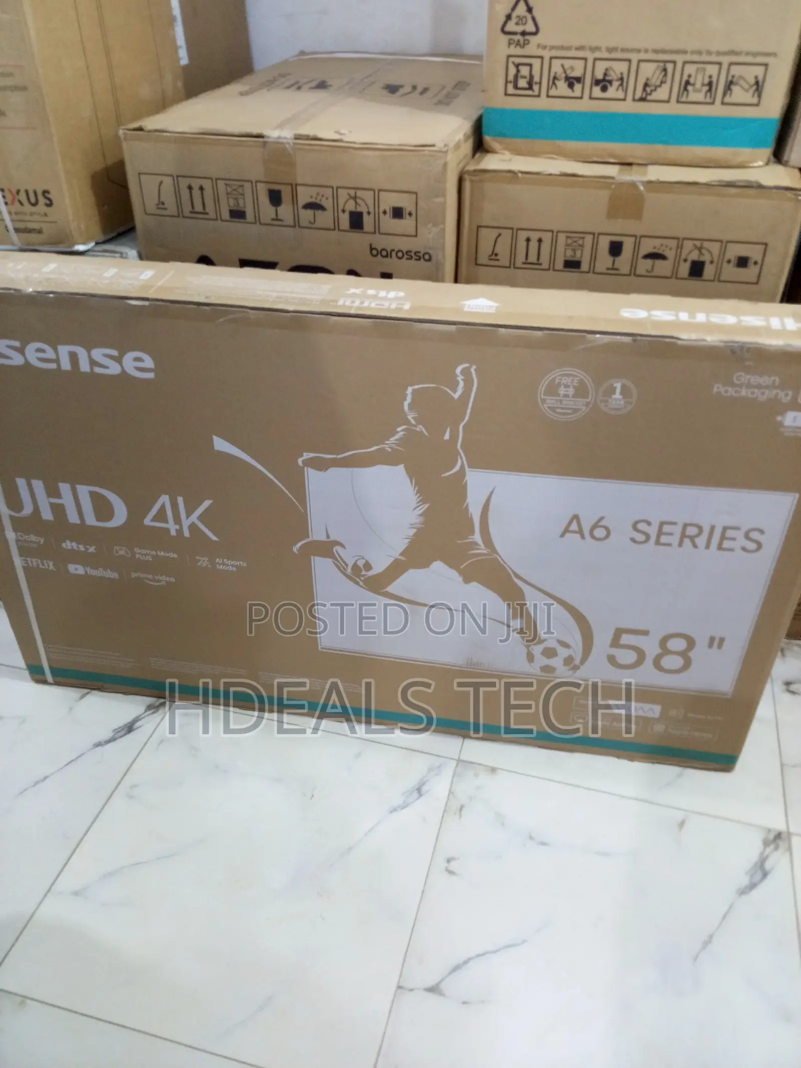 Hisense 58” Google Smart Tv With Alexa Built-In