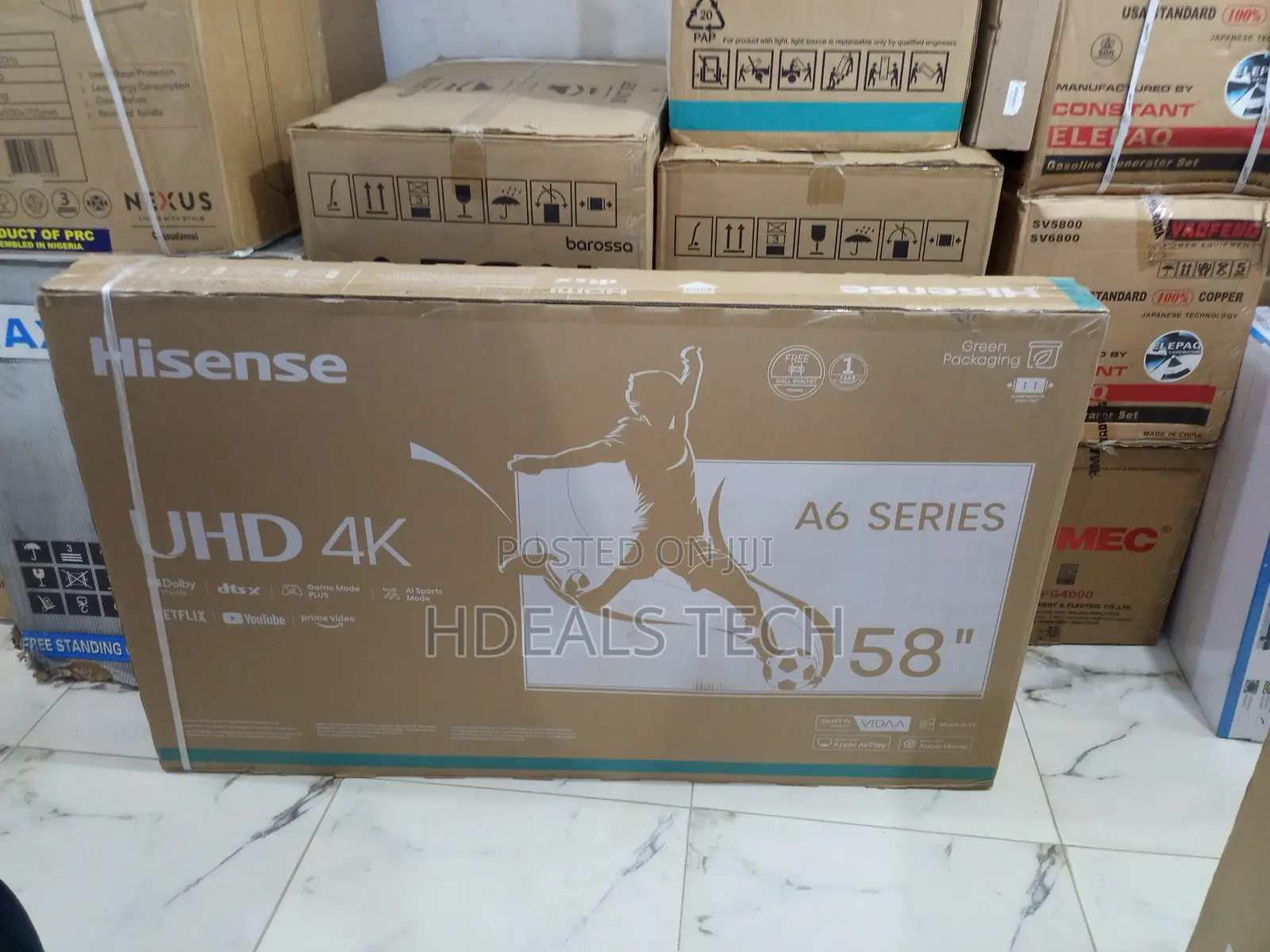 Hisense 58” Google Smart Tv With Alexa Built-In
