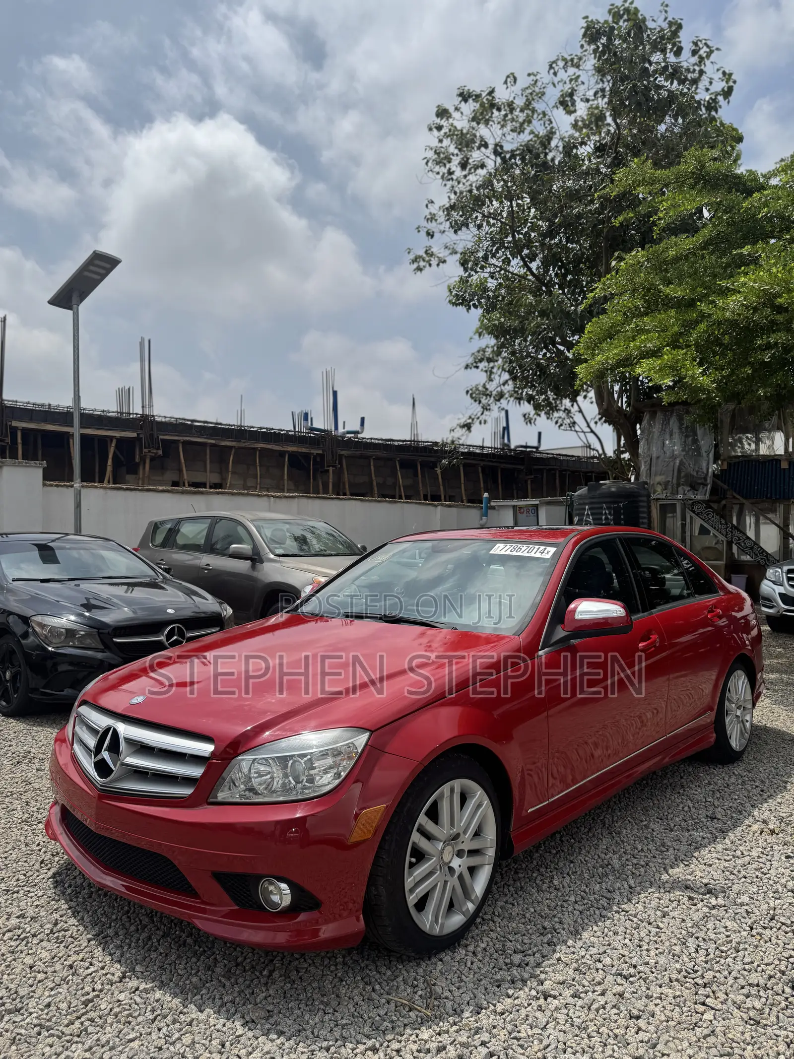 Mercedes-Benz C300 2009 Red