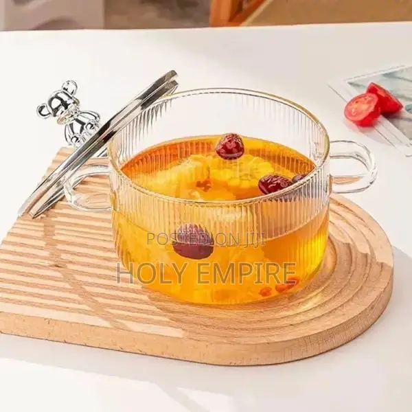 Borosilicate Glass Saucepan Cooking Pot Soup Pot Heating
