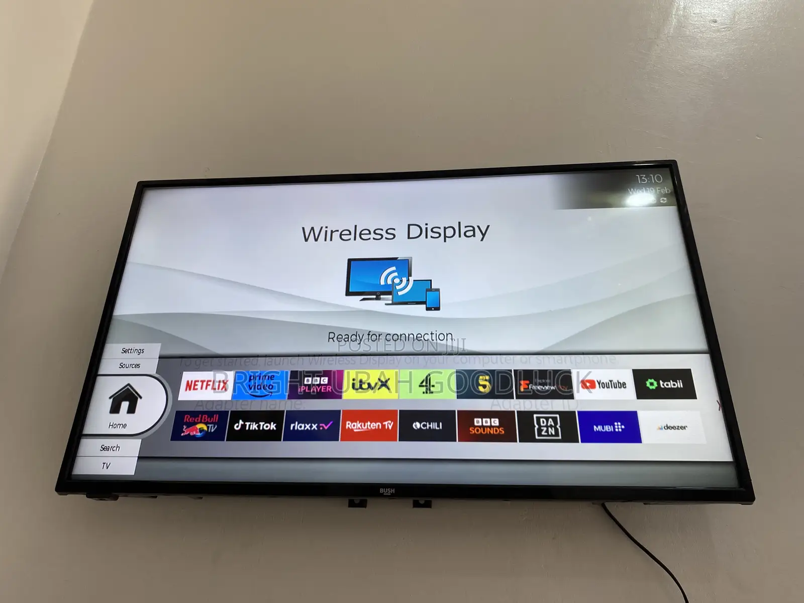 Bush 50 Inches Smart Tv 2023 Model With Free Netflix Acct