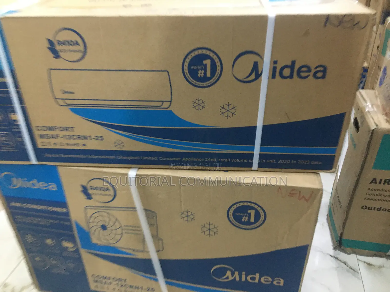 Midea 1.5hp Fixed Speed Ac With Kit [Msaf-12crni-12000btu]
